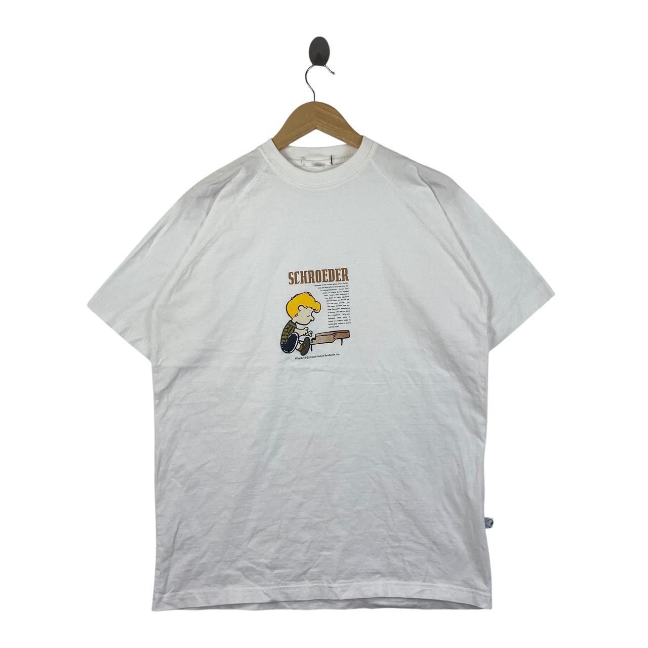 Peanuts Vintage PEANUTS SCHROEDER CARTOON Tee Shirt Charlie Brown Size L / US 10 / IT 46 - 1 Thumbnail