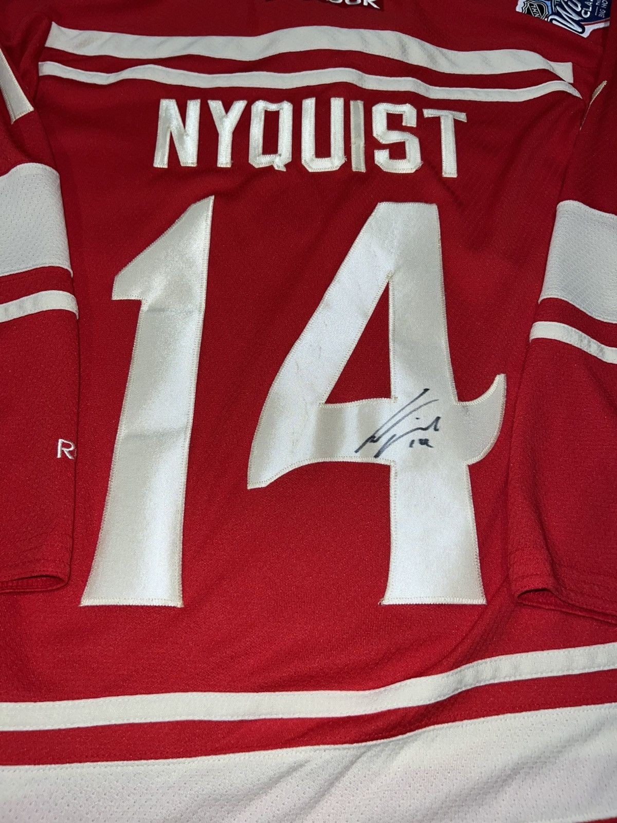 NHL Signed Nyquist Detroit Red Wings Winter Classic Jersey Size US M / EU 48-50 / 2 - 3 Thumbnail