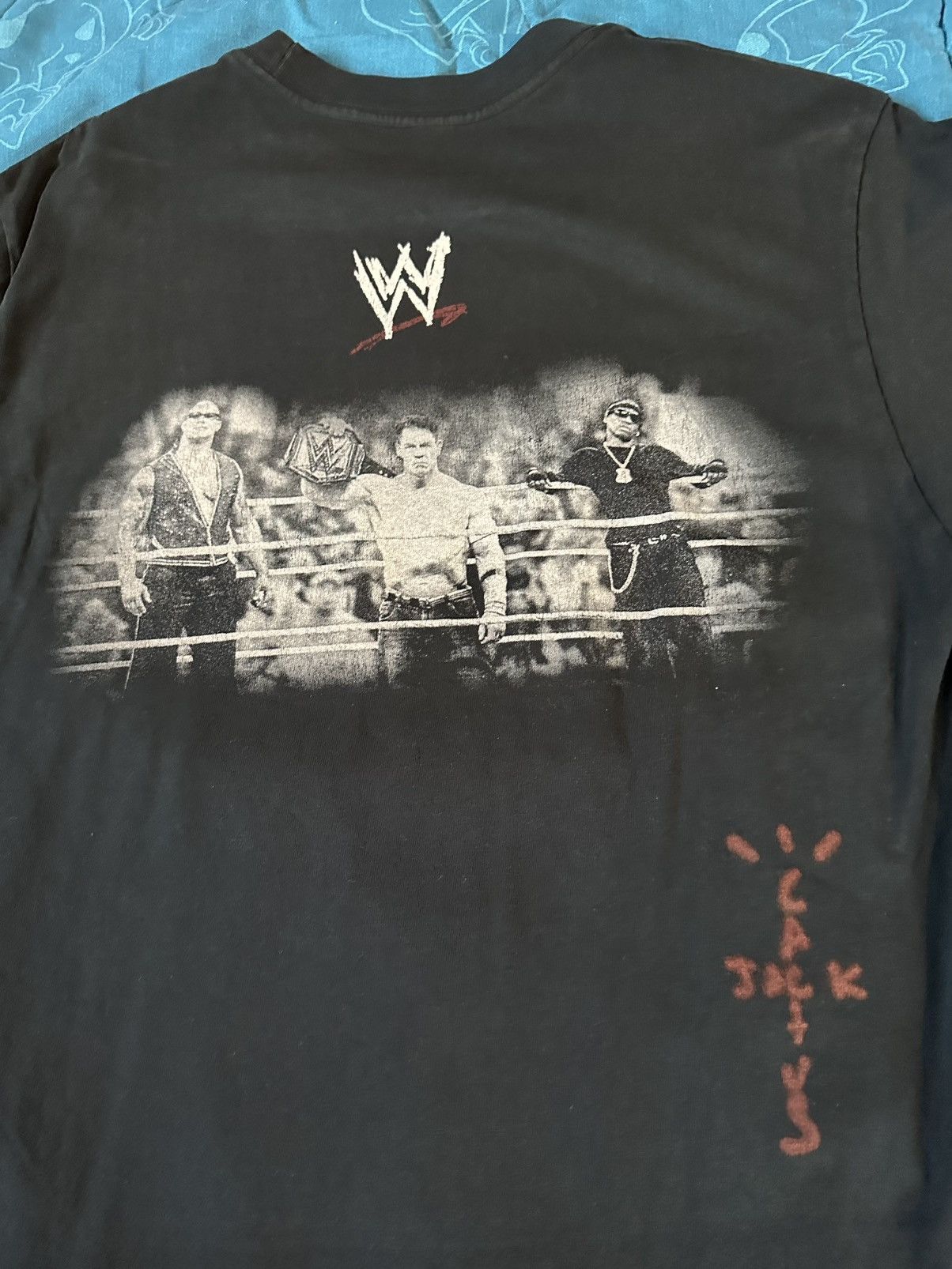 Travis Scott × WWE TRAVIS SCOTT x WWE WRESTLING IS REAL T SHIRT Size US M / EU 48-50 / 2 - 6 Thumbnail
