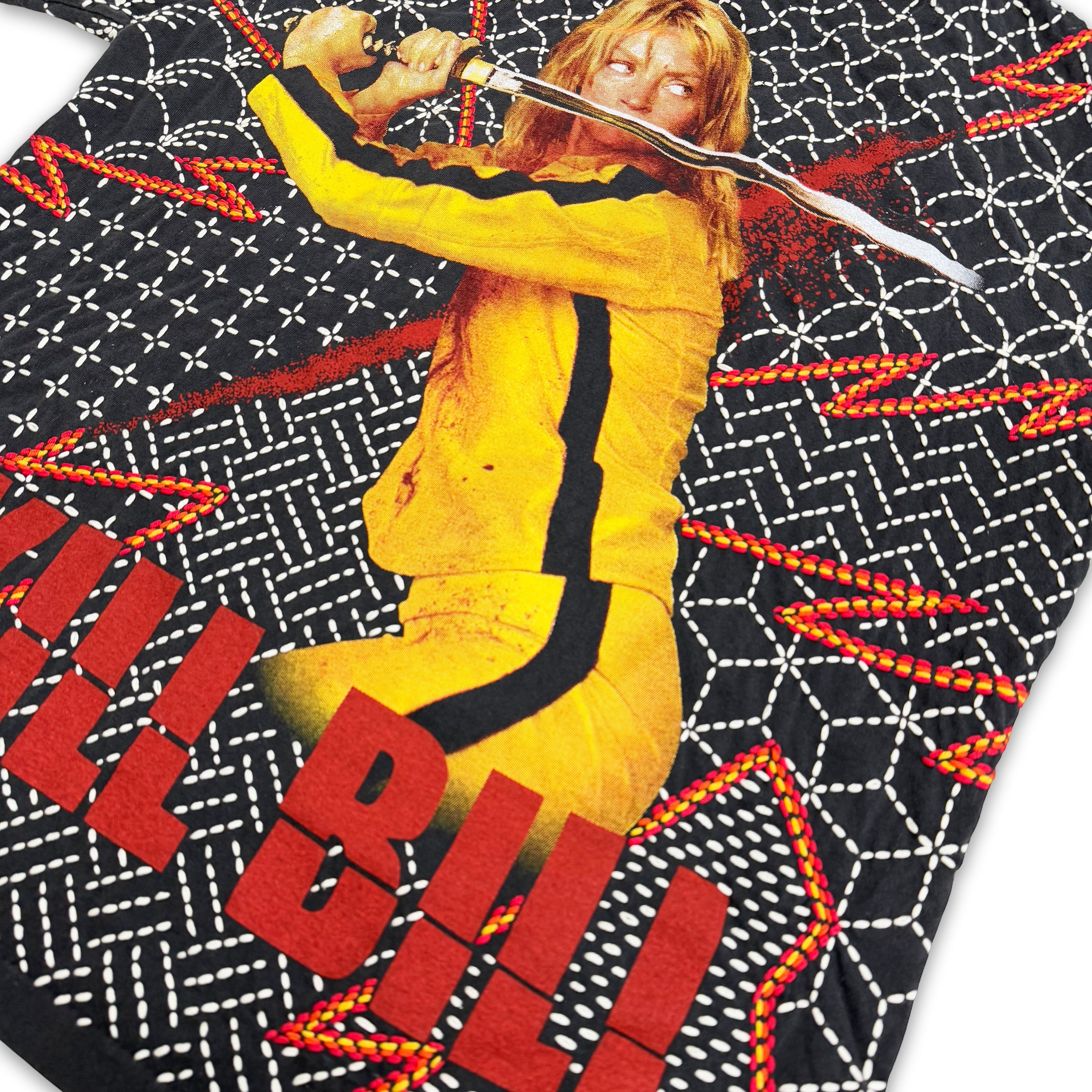 Band Tees Suture Studios Kill Bill Sashiko Hand Embroidered T-shirt Size US M / EU 48-50 / 2 - 2 Thumbnail