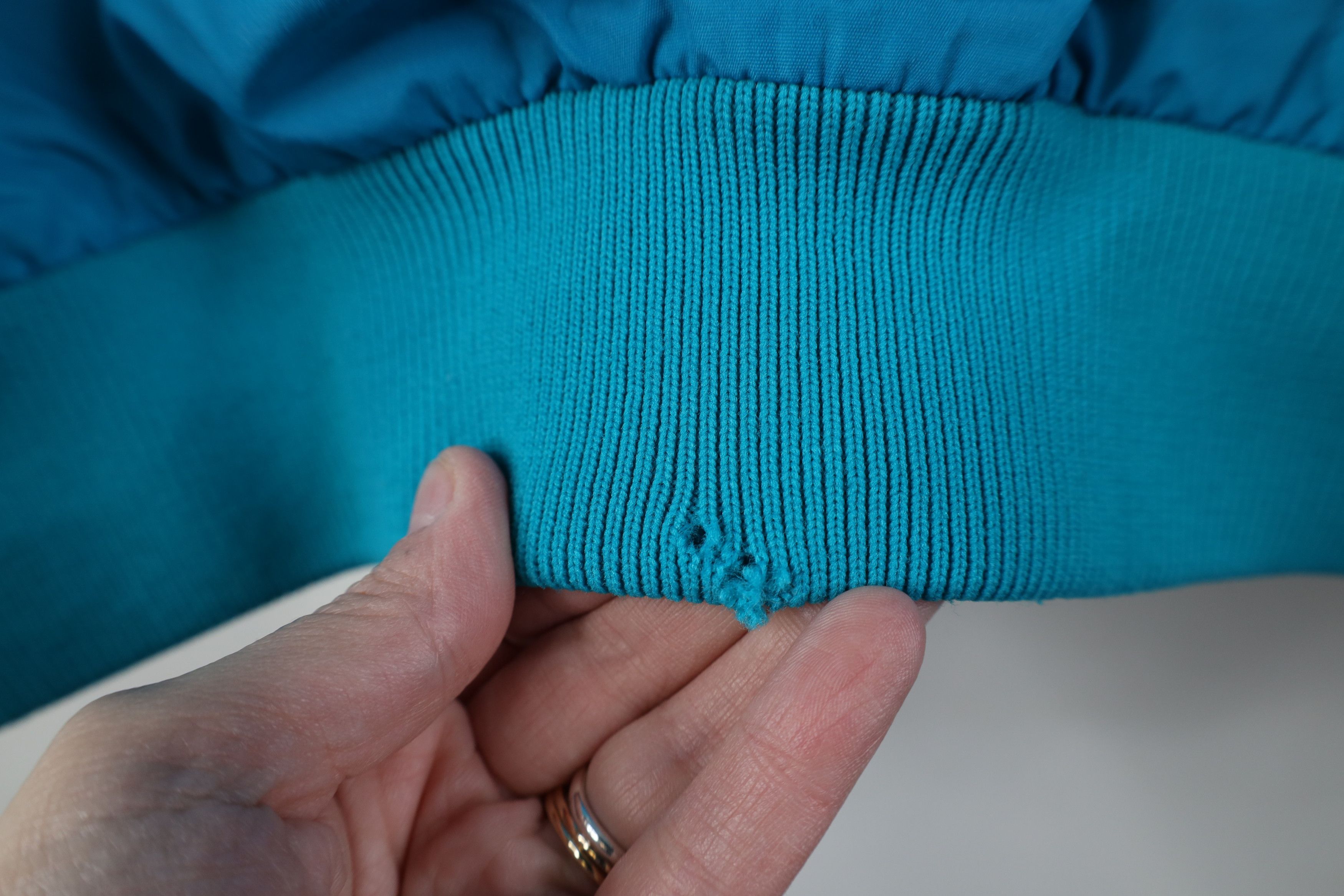 Columbia Vintage 90s Columbia Fleece Lined Bomber Jacket Winter Blue Size XL / US 12-14 / IT 48-50 - 13 Thumbnail