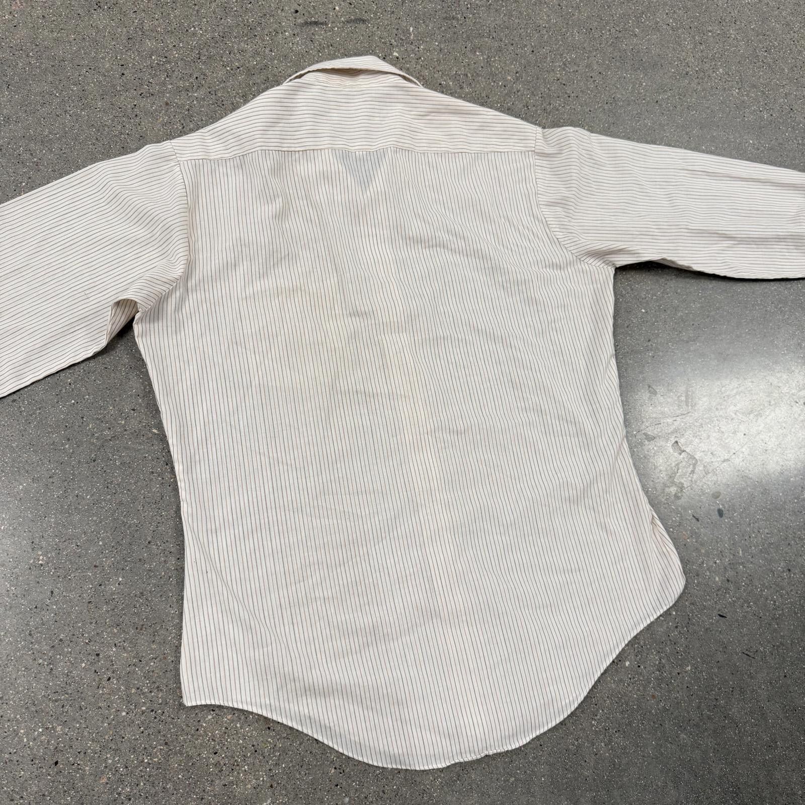 Sears Vintage 70s 80s SEARS PERMA-PREST Dress Shirt 15½ 32-33 DS Size US M / EU 48-50 / 2 - 8 Thumbnail