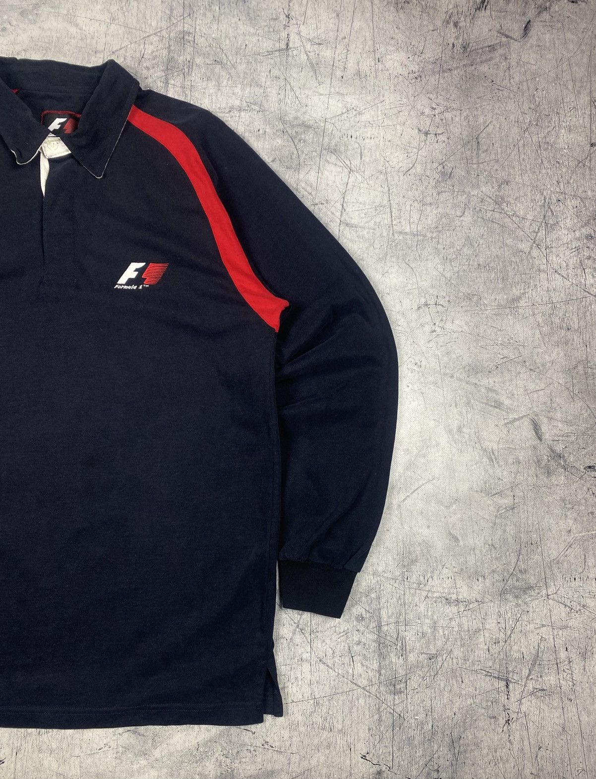 Formula 1 Vintage F1 Formula 1 Racing Team Long Sleeve Polo Shirt Size US XL / EU 56 / 4 - 4 Thumbnail
