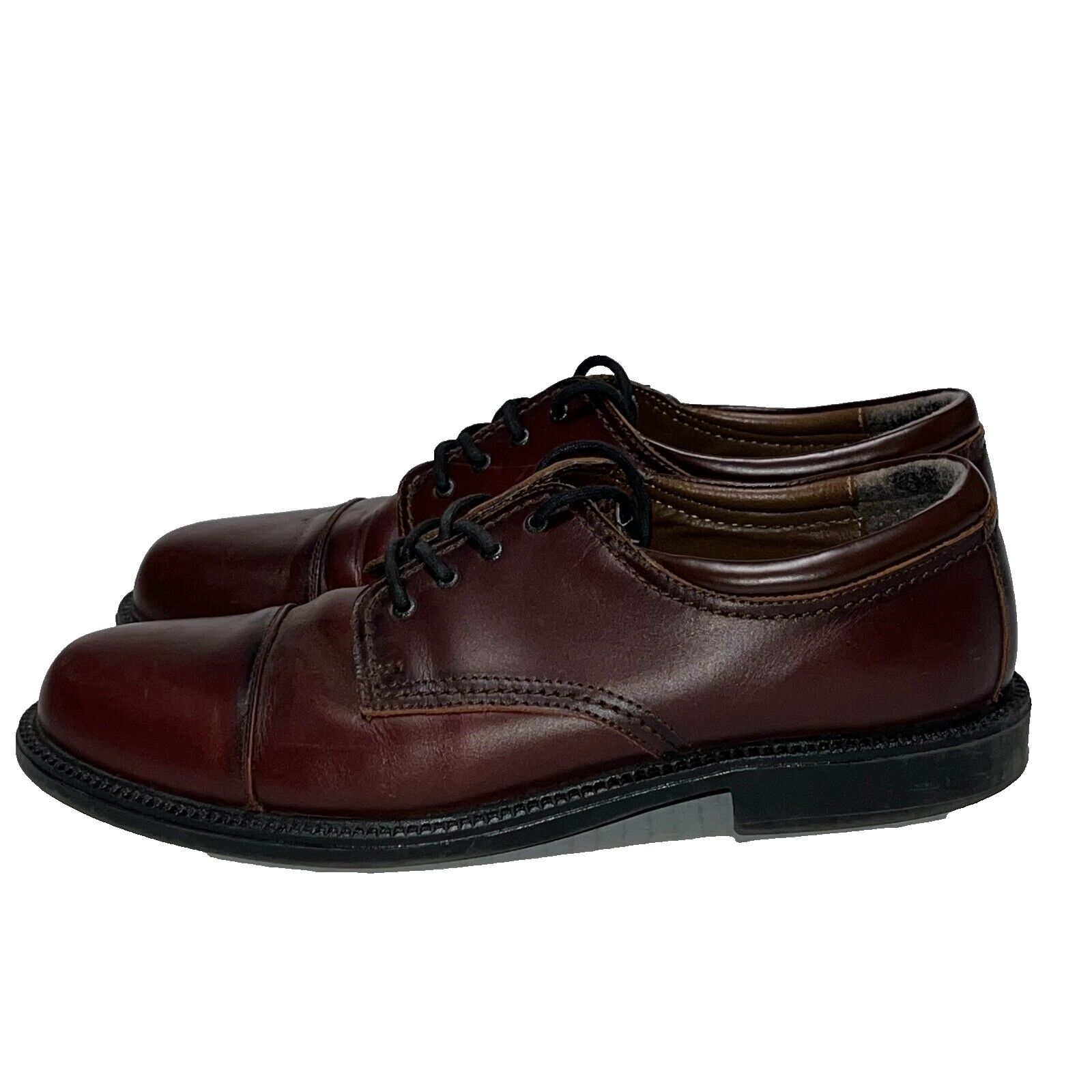 Dockers Dockers Men's Leather Cap Toe Oxford Shoes Size 13 Burgundy Size US 13 / EU 46 - 6 Thumbnail