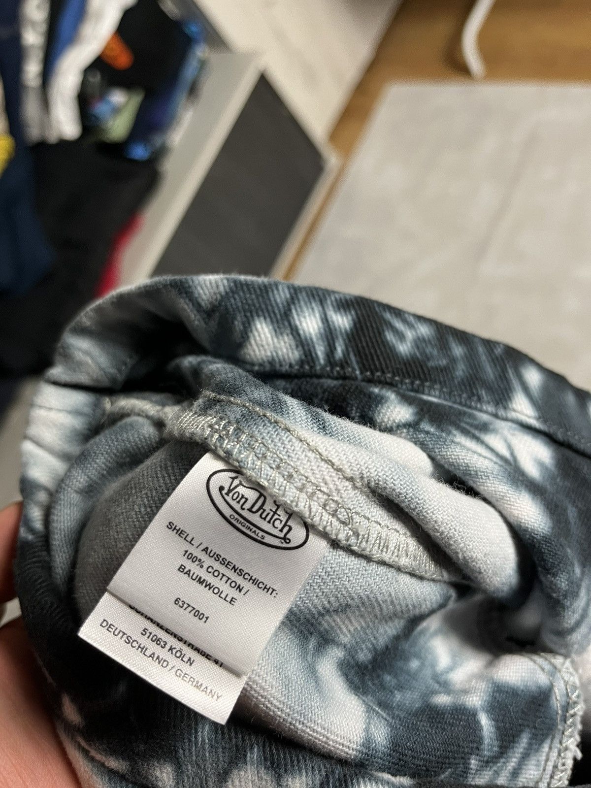 Von Dutch Vintage Von Dutch Kami Denim Tie Dye Jacket Size US L / EU 52-54 / 3 - 8 Thumbnail