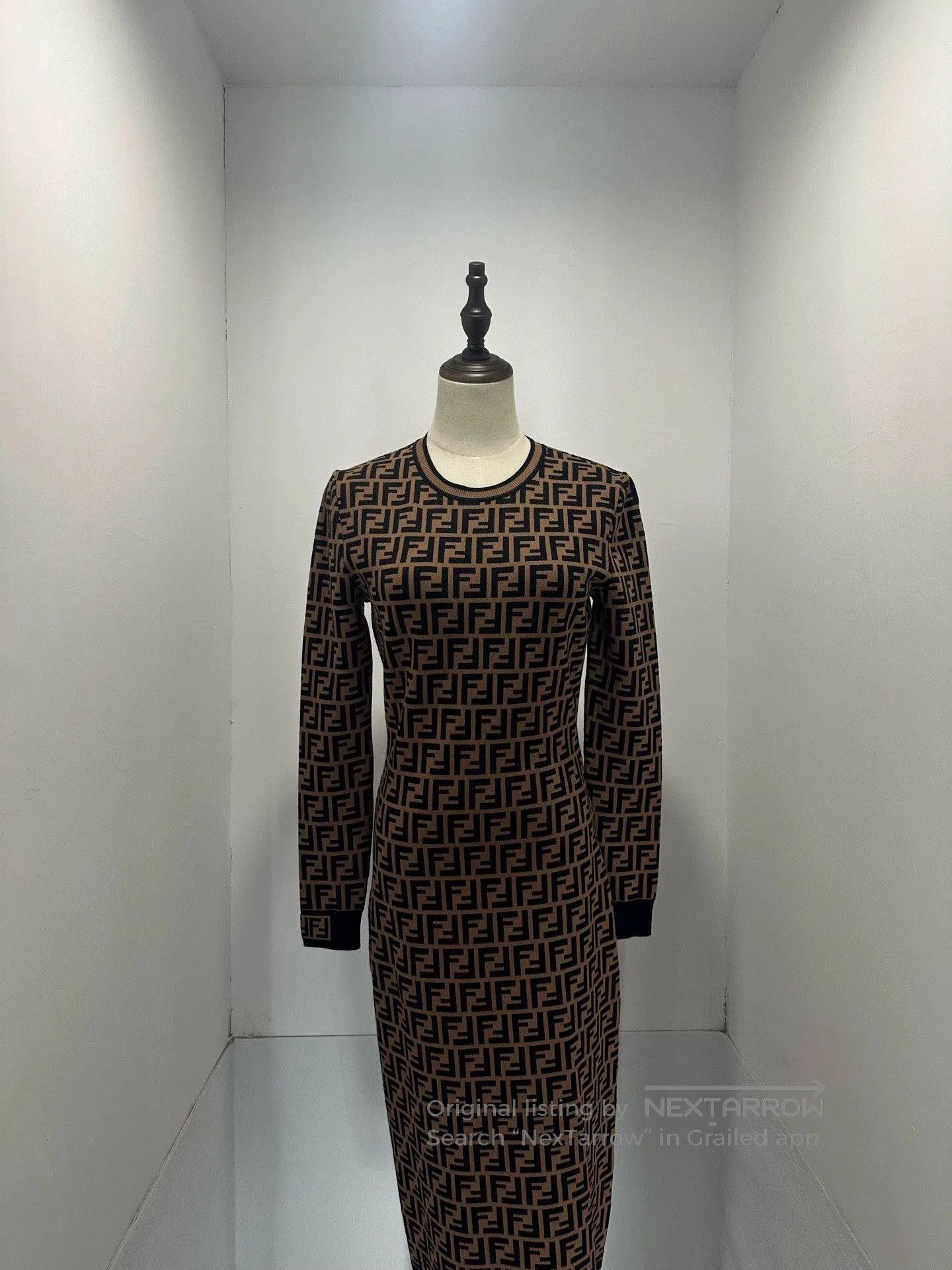 Fendi Fendi FF Monogram Knit Dress. Size US XS / EU 42 / 0 - 1 Thumbnail