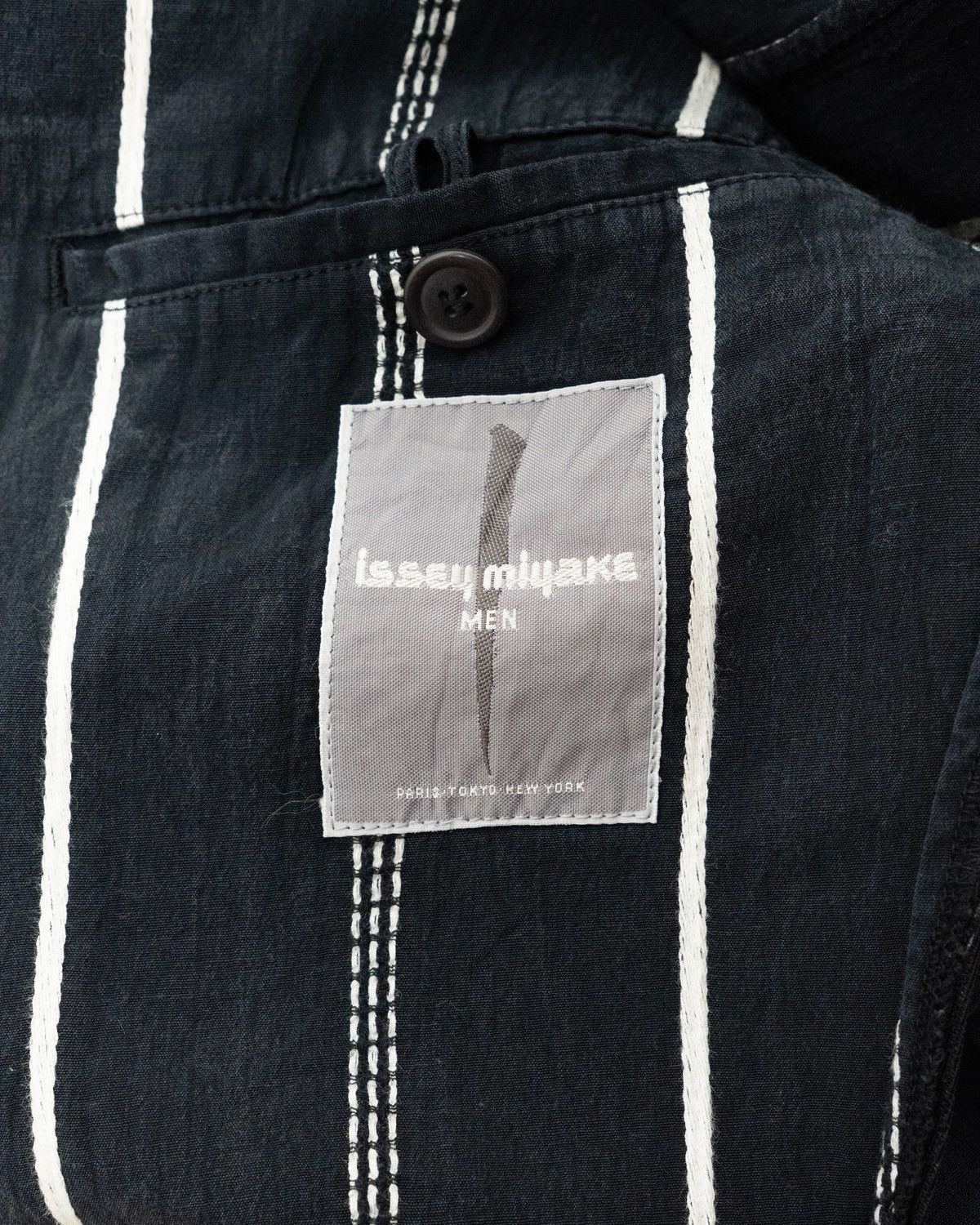 Issey Miyake Vintage 1980s Issey miyake Sashiko Stitching Blazer — Made Size US M / EU 48-50 / 2 - 7 Thumbnail