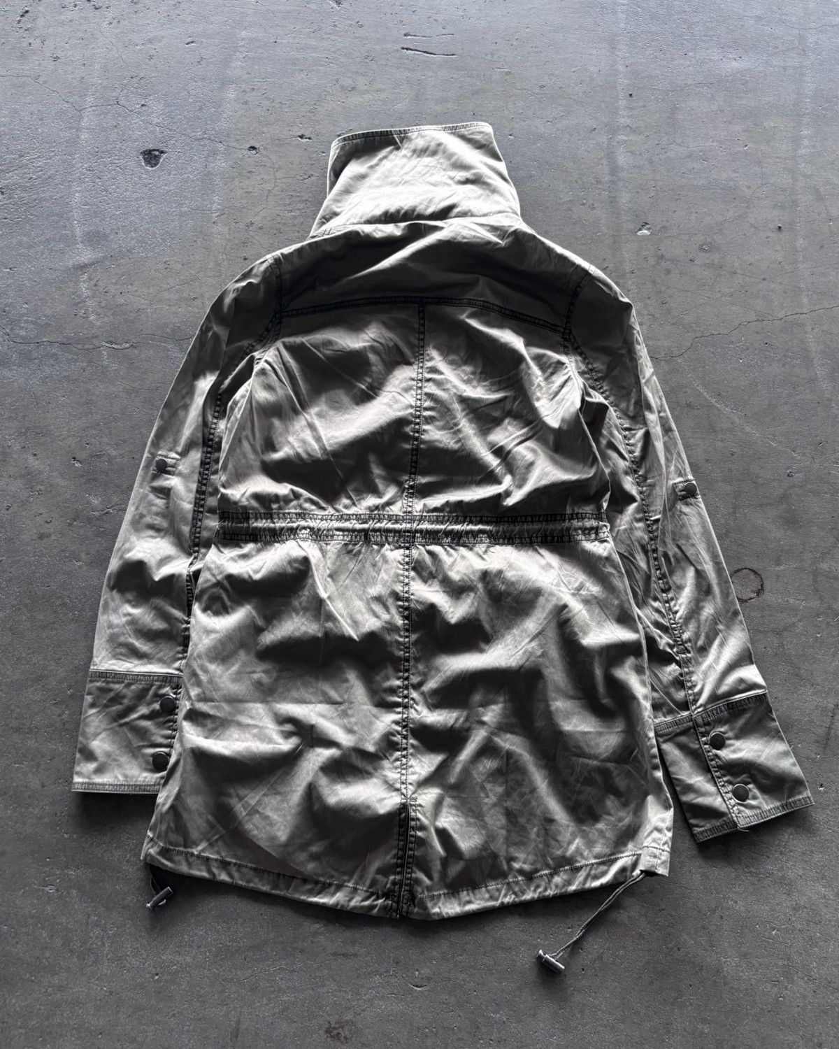 If Six Was Nine × Japanese Brand × Le Grande Bleu (L.G.B.) Cynical Garment Dyed Stone Washed Grey Jacket Size US M / EU 48-50 / 2 - 6 Thumbnail