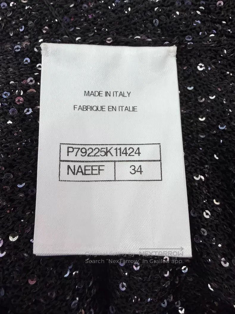 Chanel Chanel Flash diamond sequin black suspender vest Size XXS / US 00 / IT 34 - 5 Thumbnail