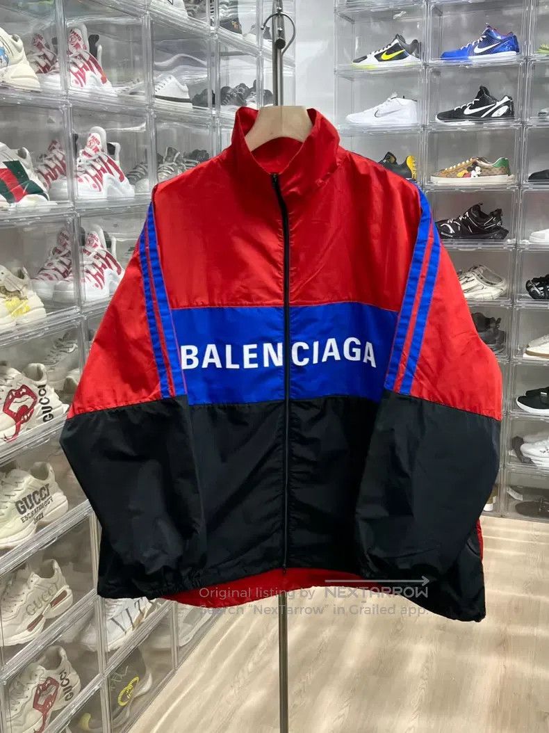 Balenciaga Balenciaga Contrast Color Sports Jacket Size US S / EU 44-46 / 1 - 1 Thumbnail