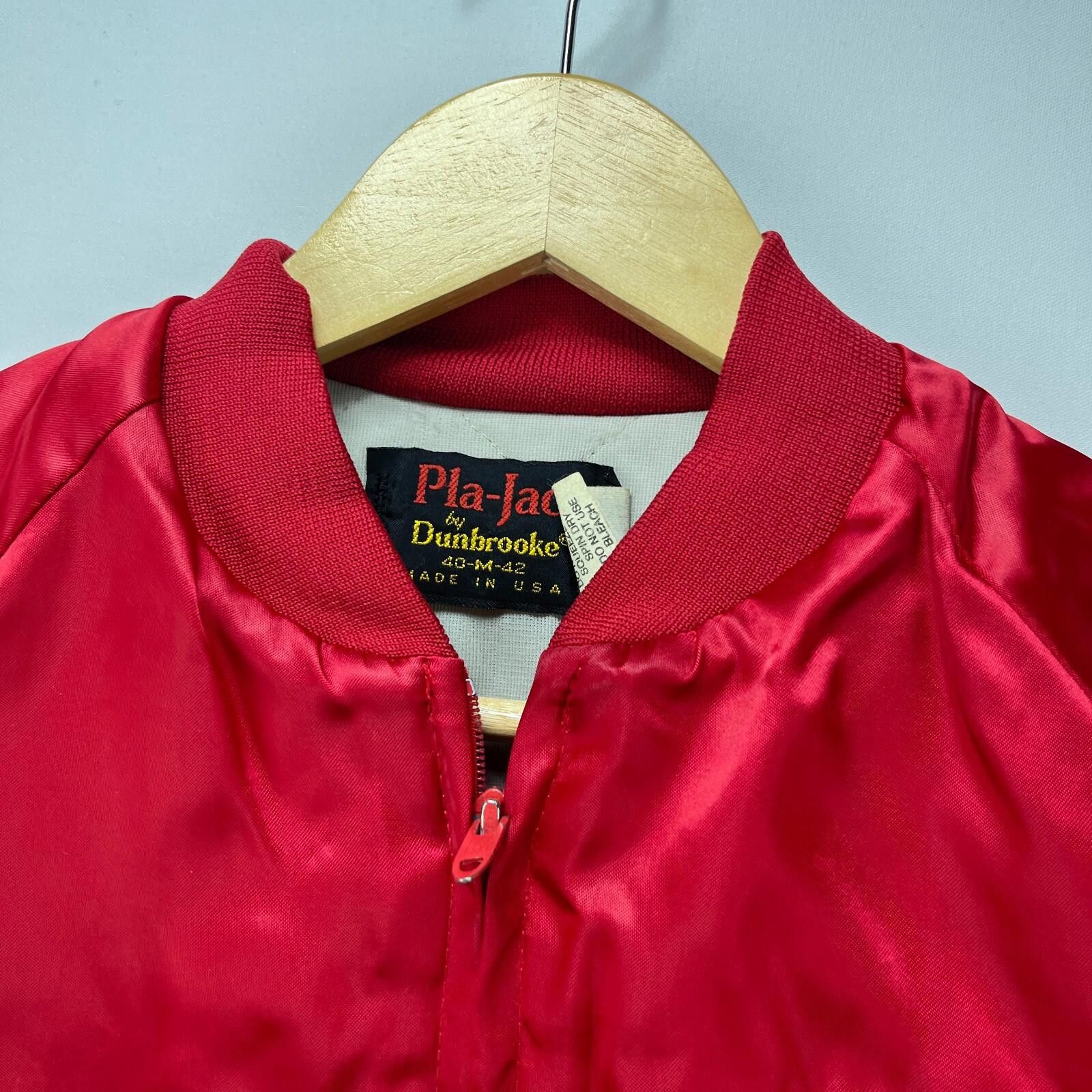 Other Vintage Pla-Jac England Satin Bomber Jacket Medium Dunbrooke Size US M / EU 48-50 / 2 - 4 Thumbnail