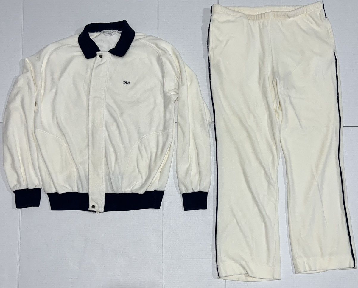 Vintage Christian Dior Monsieur SweatSuit Velvet Velour