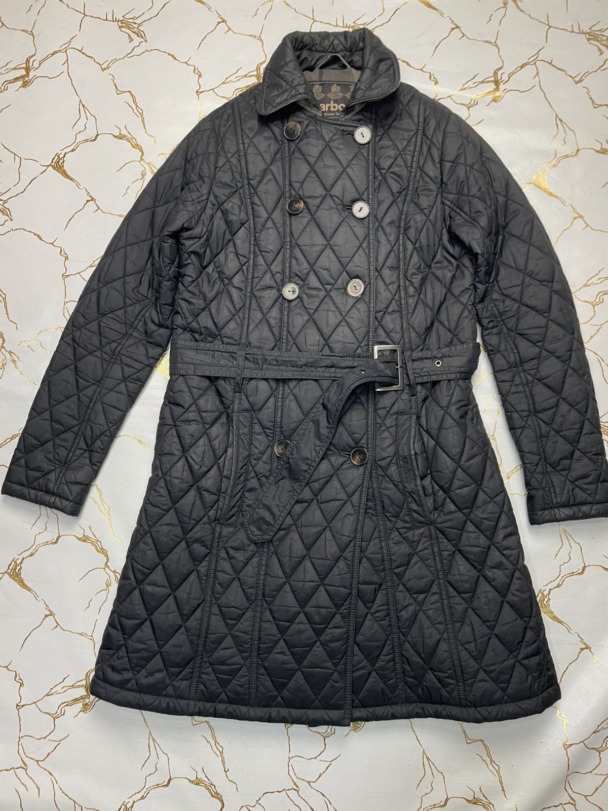 Barbour Barbour Women Arran Quilt Blac Coat Size US 6 UK 10 EUR 36 Size M / US 6-8 / IT 42-44 - 1 Thumbnail