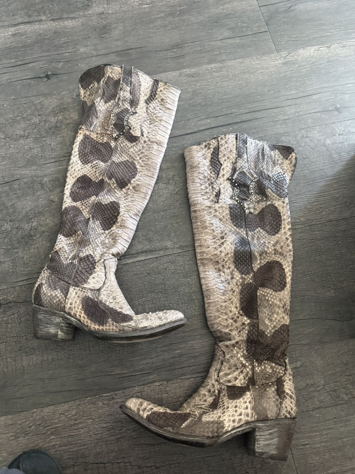 Old Gringo Old Gringo Python Snakeskin Crystal Boots Size US 8.5 / EU 41-42 - 6 Thumbnail