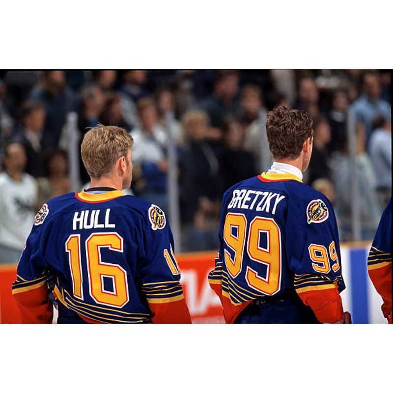 NHL × Starter GRETZKY #99 St Louis 90s Pullover jacket M kids NHL vintage Size US XS / EU 42 / 0 - 5 Thumbnail