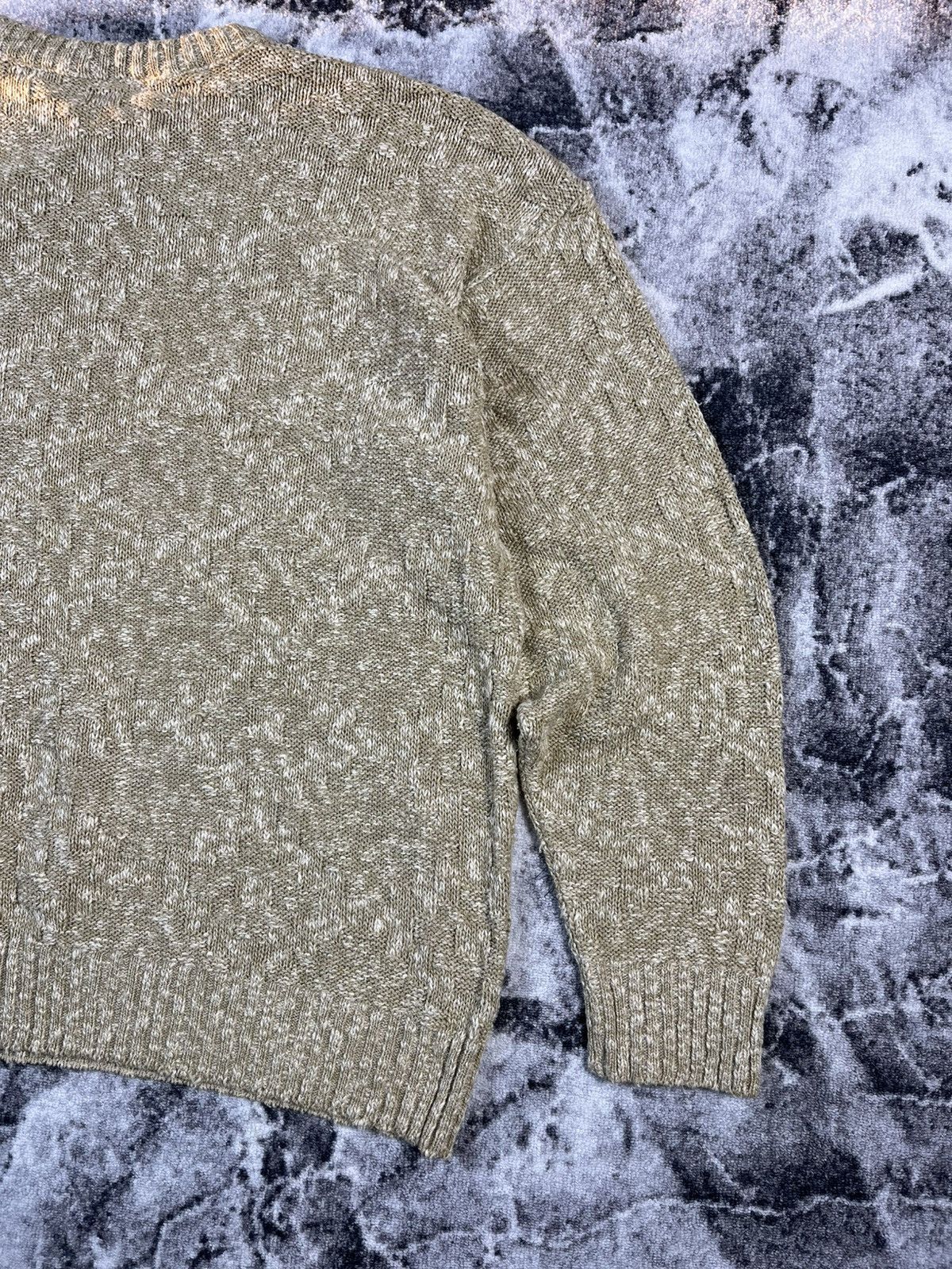 Lacoste Vintage Lacoste Beige Knit Sweater Made in France XXL Size US XXL / EU 58 / 5 - 13 Thumbnail