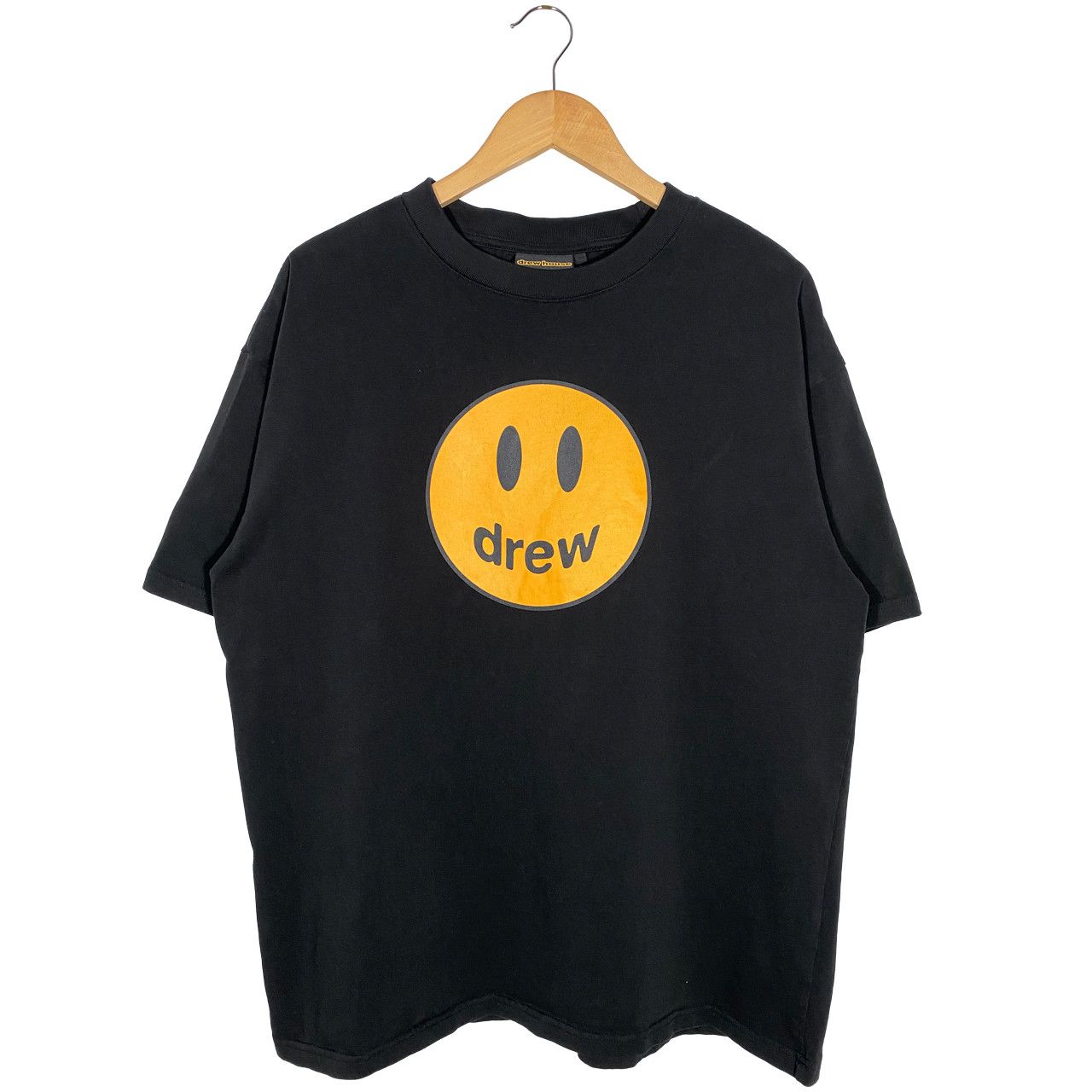 Drew house ジャスティンビーバー★drew文字ss Tシャツxsサイズ Drew House × Justin Bieber Drew House SS Mascot Tee Black XS