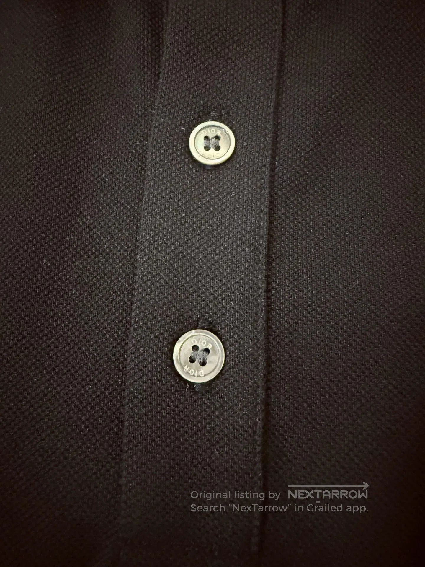 Dior DIOR Black Short-Sleeve Polo Shirt. Size US XXL / EU 58 / 5 - 4 Thumbnail