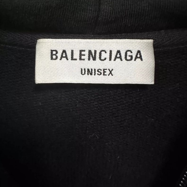 Balenciaga Balenciaga FW21 embroidered reverse logo zip hooded sweatsh Size US M / EU 48-50 / 2 - 8 Thumbnail