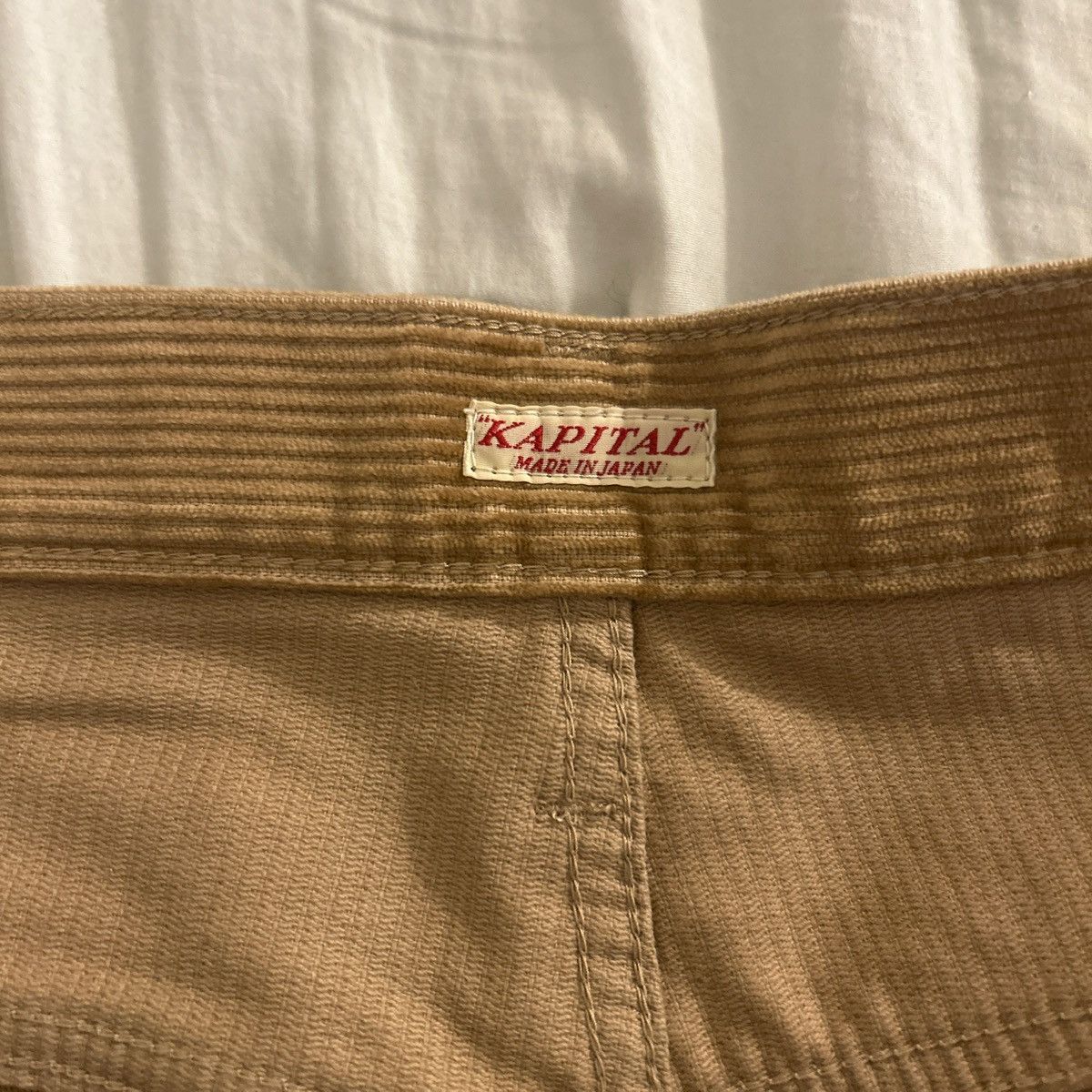 Kapital Kountry KAPITAL 8W CORDUROY ZIPPER PORT BAGGY PANTS Size US 35 - 6 Thumbnail
