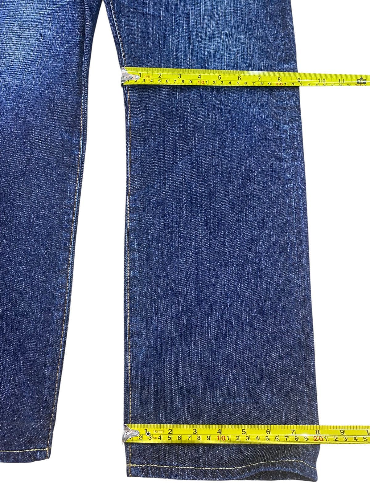 Japanese Brand Japanese Brand Faded Dark Blue Wash Style Loose Jeans Size US 28 / EU 44 - 7 Thumbnail