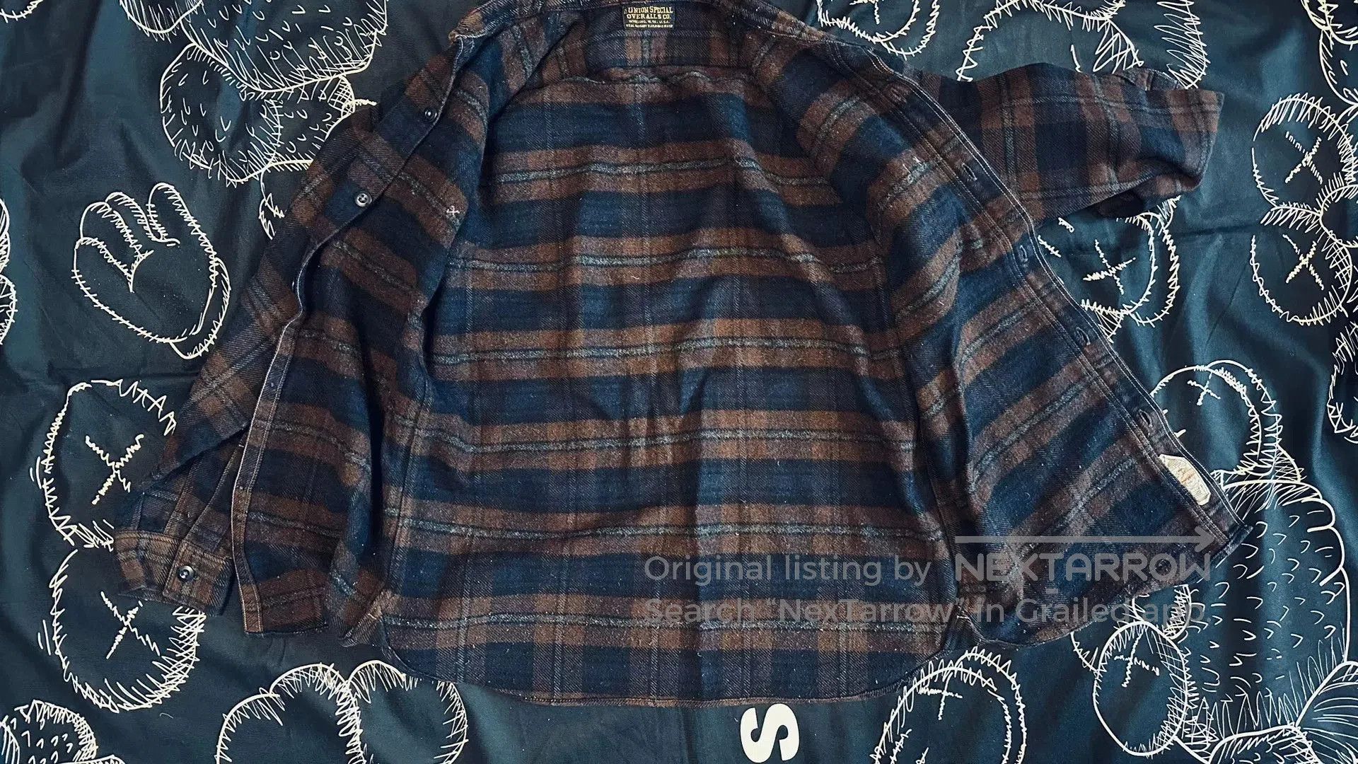 Japanese Brand Thick Wool Flannel Shirt for Winter. Size US M / EU 48-50 / 2 - 4 Thumbnail