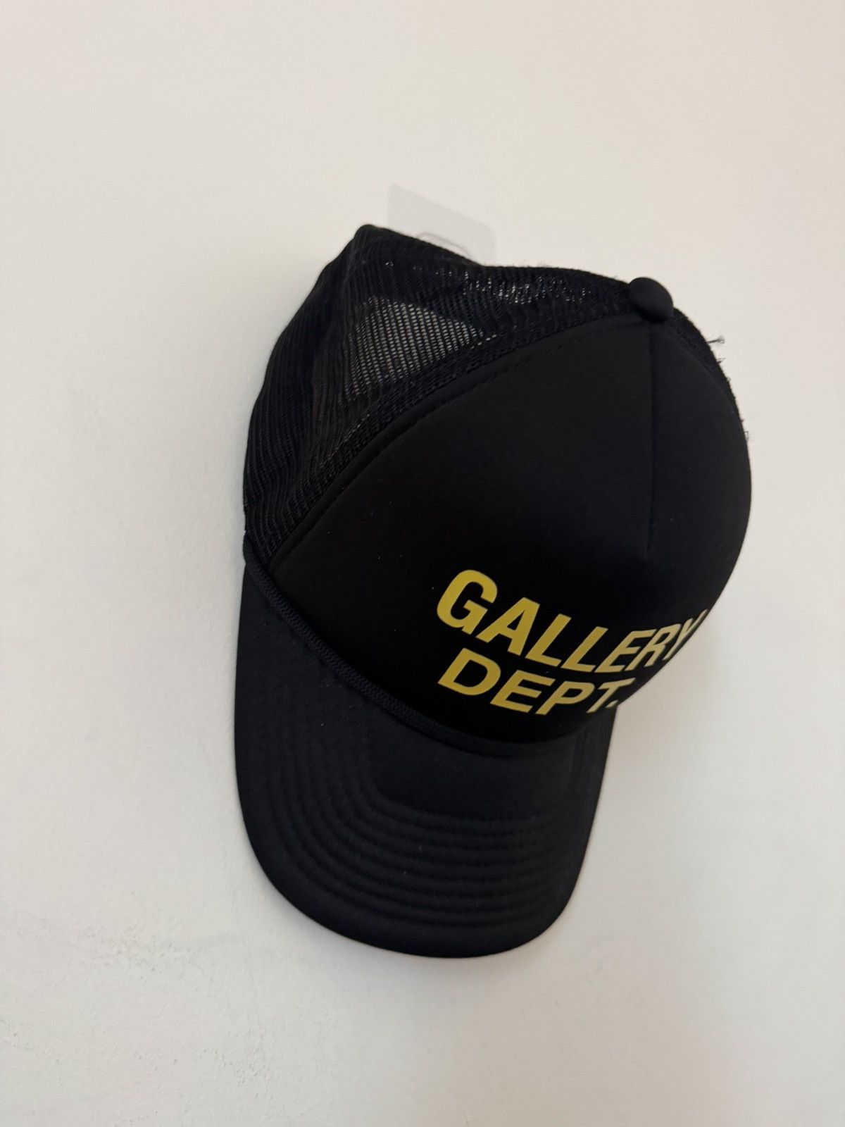 Gallery Dept. Gallery Dept. Trucker Hat – Black / Yellow Logo Size ONE SIZE - 2 Thumbnail