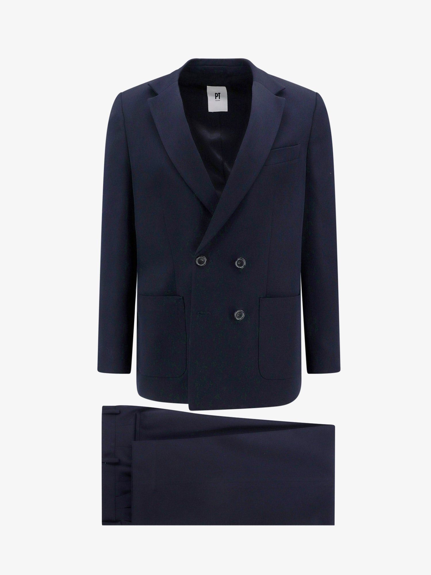 image of Pt Torino Suit Man Blue Suits, Men's (Size XL)