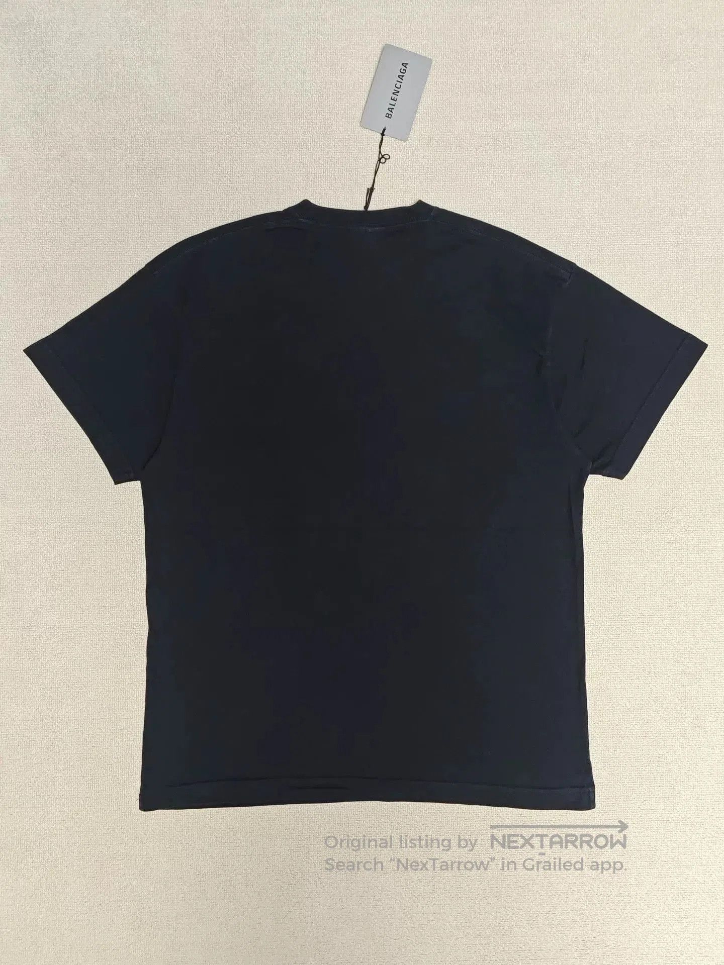 Balenciaga Balenciaga 23SS Classic Small Logo Washed T-Shirt. Size US M / EU 48-50 / 2 - 2 Thumbnail