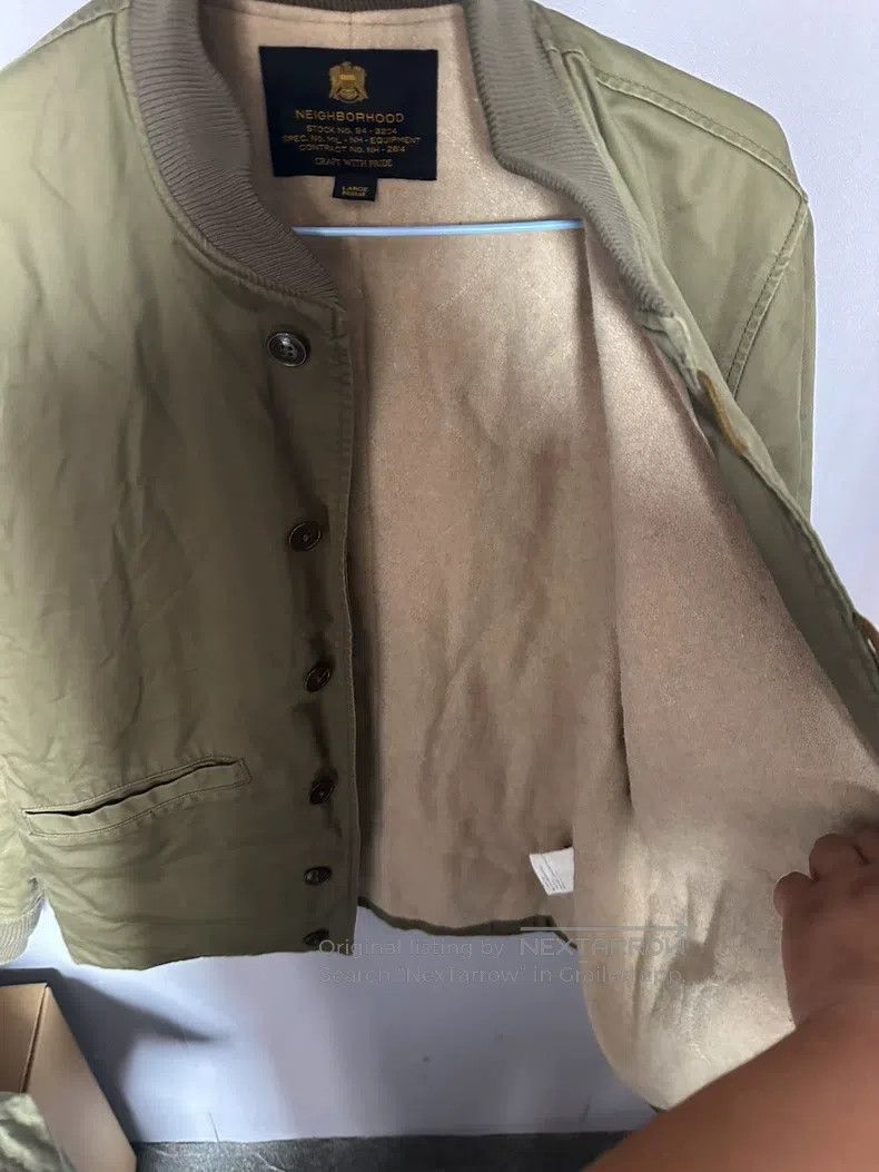 Neighborhood Neighborhood Military Cotton Jacket, L Size, Olive Green Size US L / EU 52-54 / 3 - 5 Thumbnail