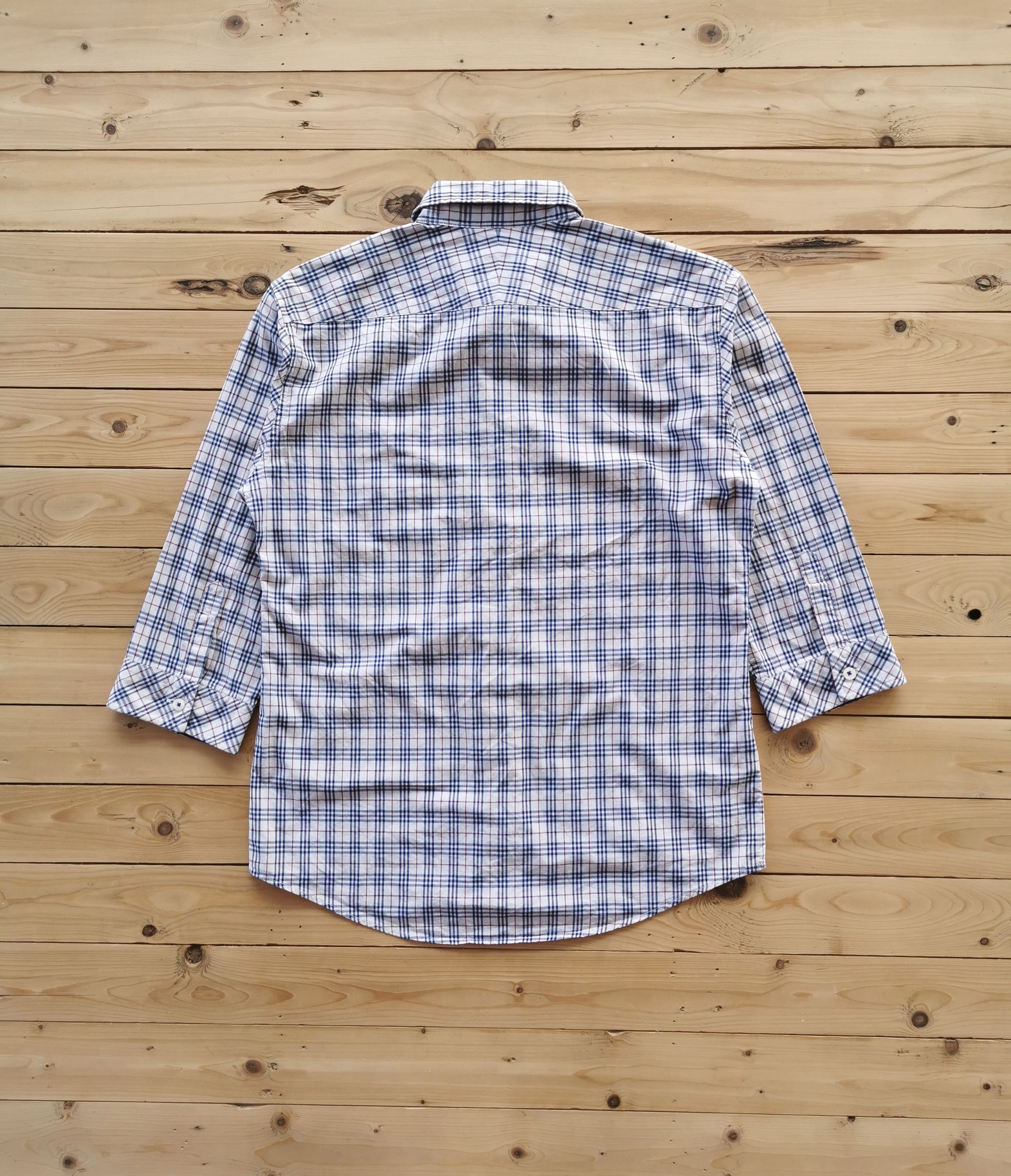 Burberry Burberry Nova Check Raglan Button Up Shirts Size US M / EU 48-50 / 2 - 5 Thumbnail