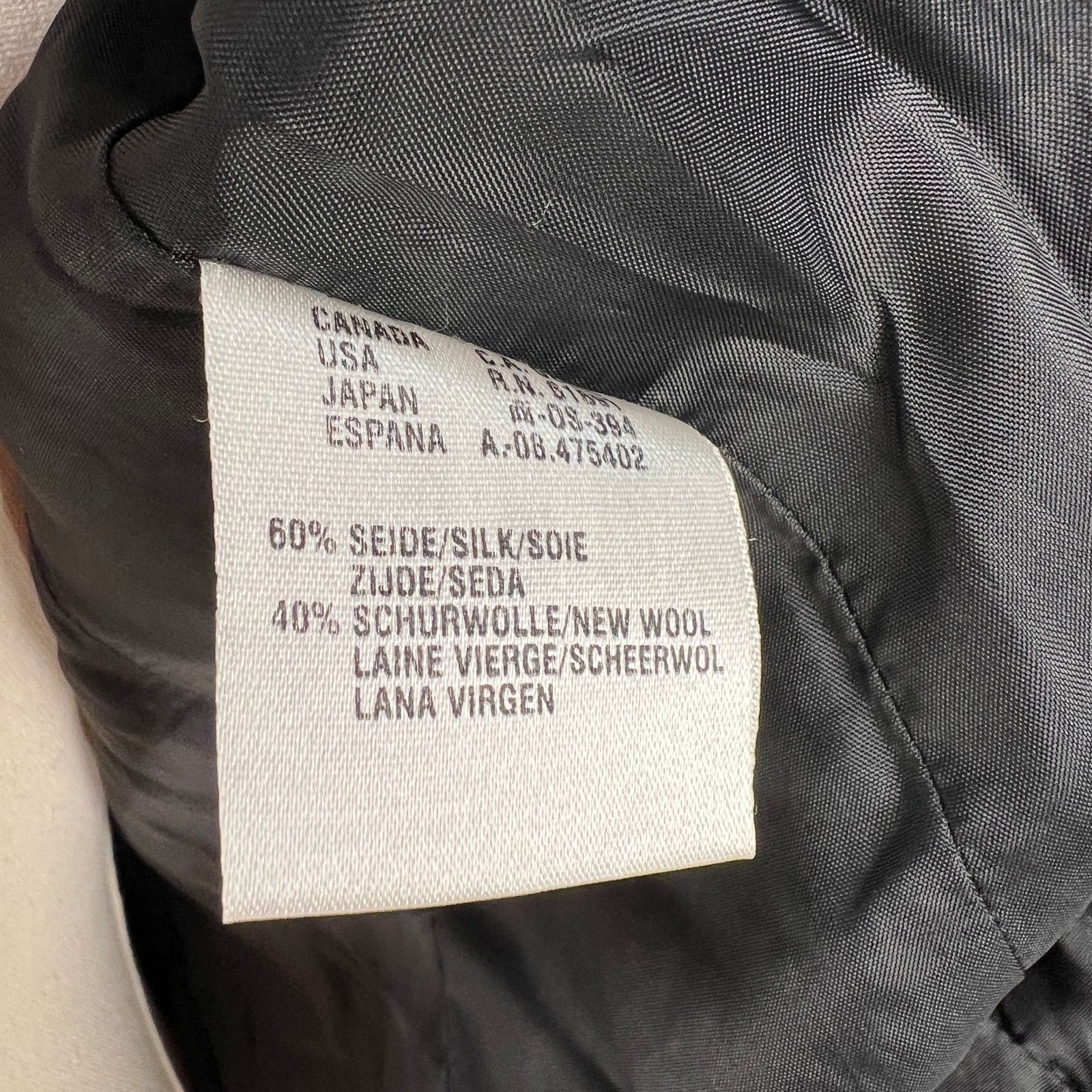 Escada Escada Silk & Wool Blazer Brown Diamond Quilt Size S / US 4 / IT 40 - 5 Thumbnail