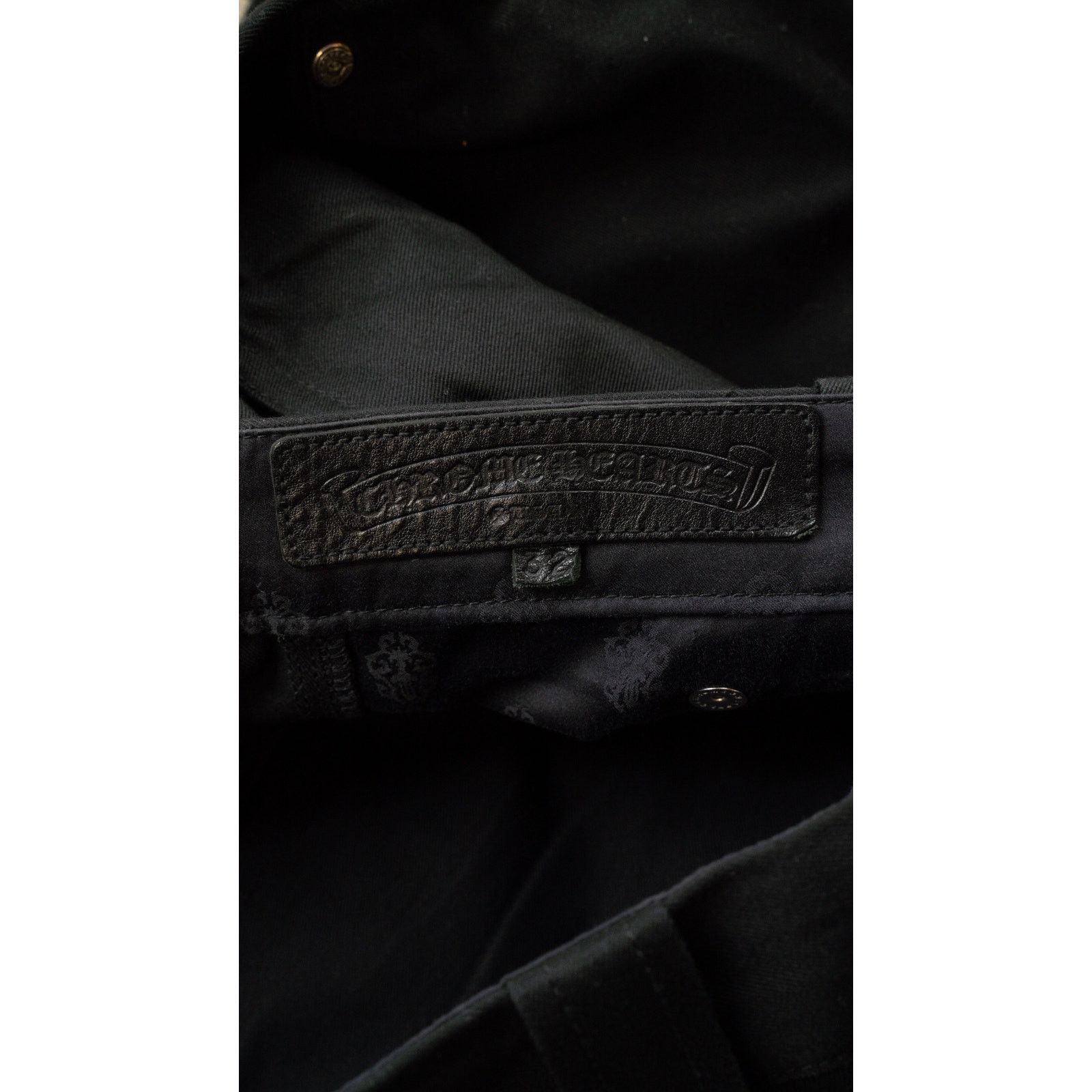 Chrome Hearts Black Double Knee Denim Shorts Size US 32 / EU 48 - 5 Thumbnail