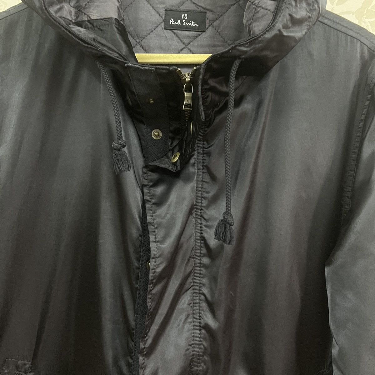 Paul Smith × Vintage Paul Smith Nylon Parkas Long Jacket Size US L / EU 52-54 / 3 - 6 Thumbnail