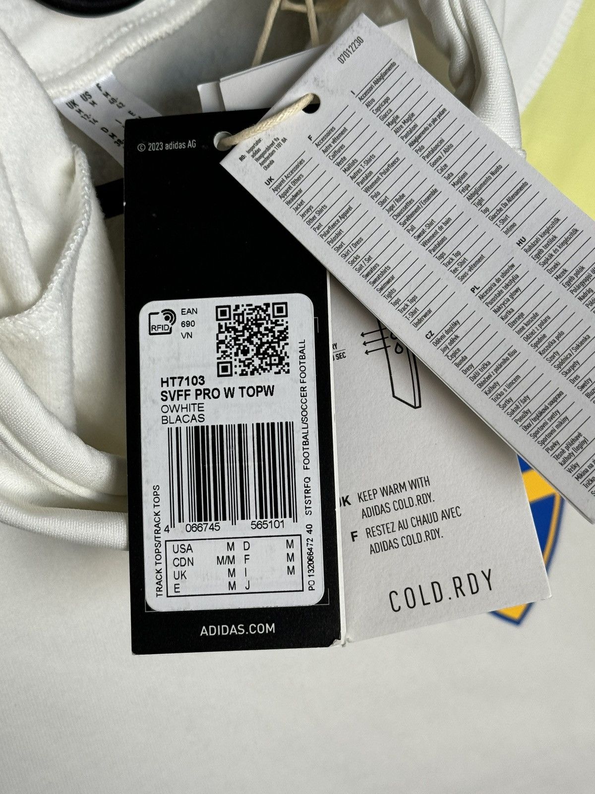 Adidas New Sweden National Team Training Football Long Sleeve Shirt Size M / US 6-8 / IT 42-44 - 11 Thumbnail