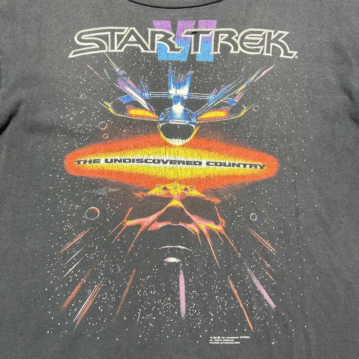 Vintage Vintage 1991 Star Trek VI Movie Promo T-Shirt XL 90s Size US XL / EU 56 / 4 - 3 Thumbnail