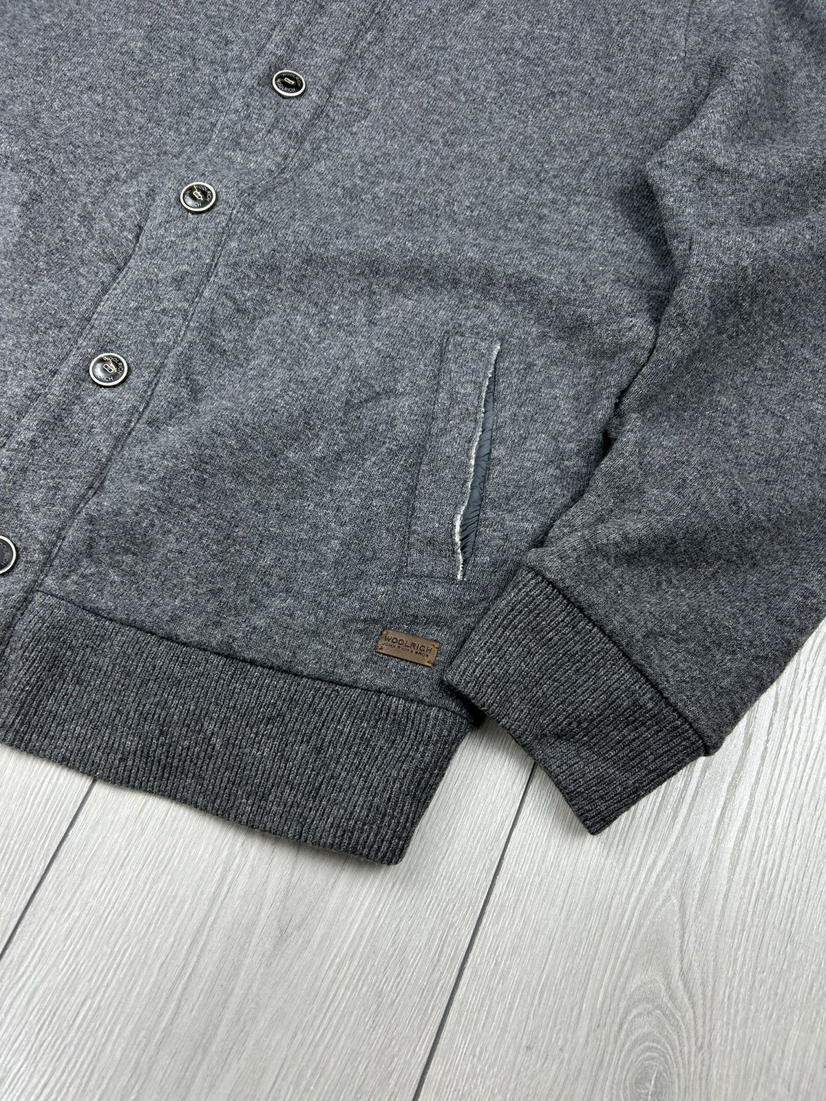 Woolrich Woolen Mills Woolrich Sweater Jacket Grey Size XL Size US XL / EU 56 / 4 - 2 Thumbnail