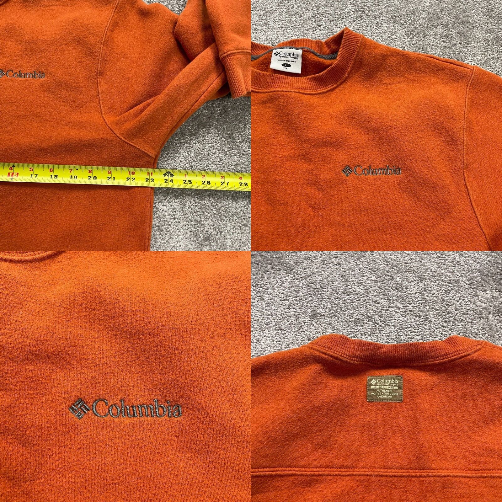 Vintage Columbia Pullover Sweatshirt Mens Large Orange Crew Neck Fleece Active Outdoor Casual Outdoorwear Pullover Sweatshirt Mens L Orange Columbia Size US L / EU 52-54 / 3 - 8 Thumbnail