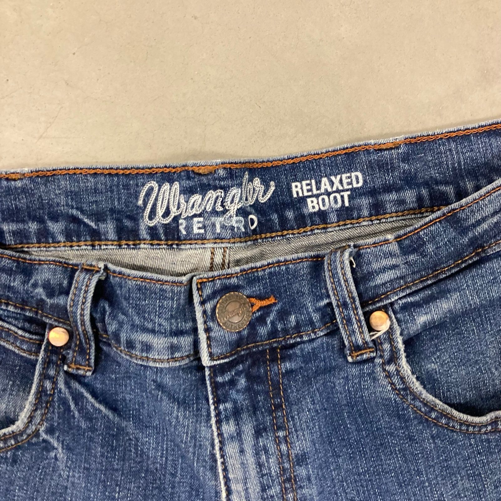 Vintage × Wrangler Wrangler y2k bootcut Jeans 31x32 Size US 31 - 4 Thumbnail