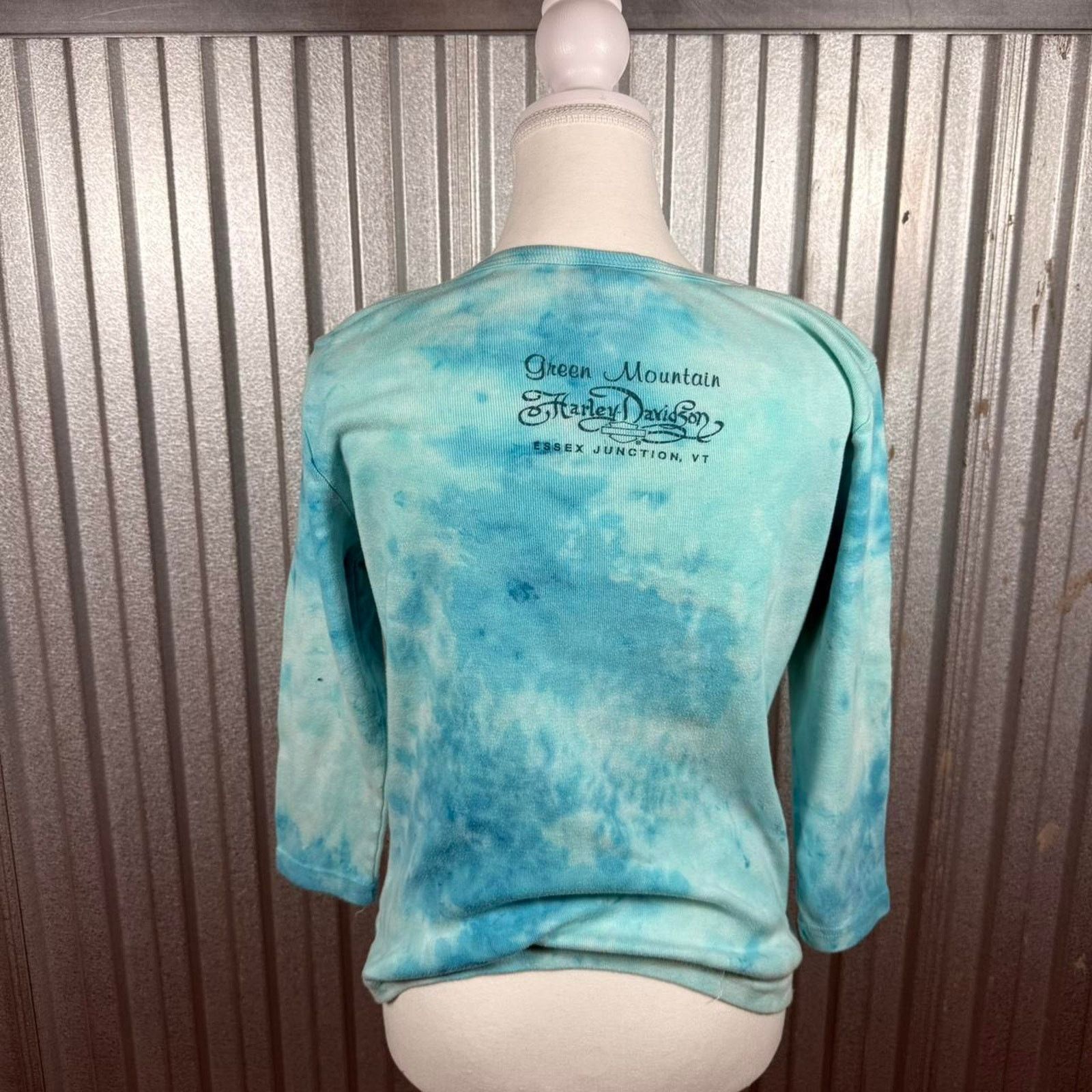 Harley Davidson Blue harley davidson tye dye Size S / US 4 / IT 40 - 4 Thumbnail