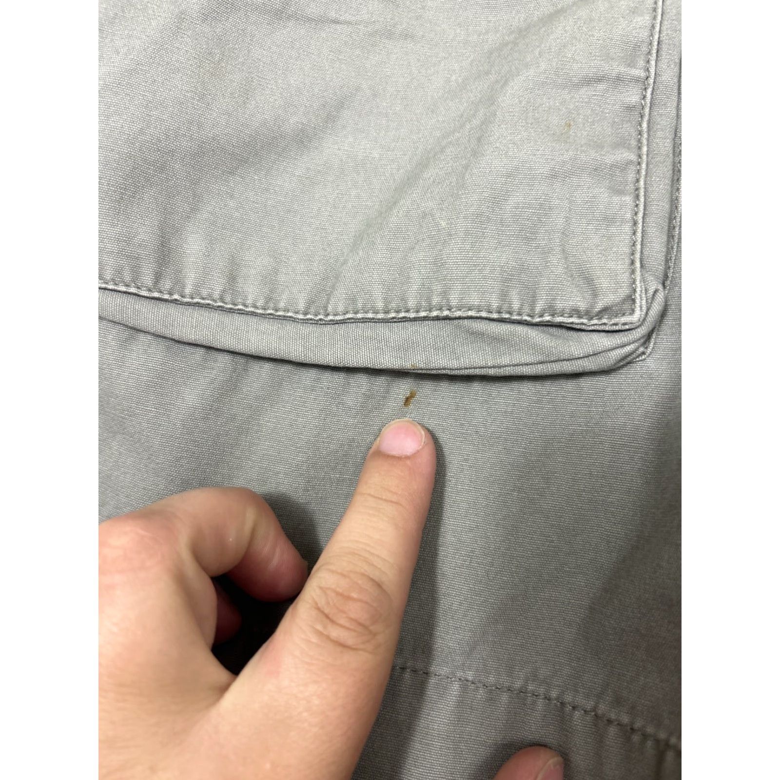 Eddie Bauer Eddie Bauer Womens Cargo Short Hiking Cotton Army Green 29x7 Size 10 Regular Womens Size 32" / US 10 / IT 46 - 4 Thumbnail
