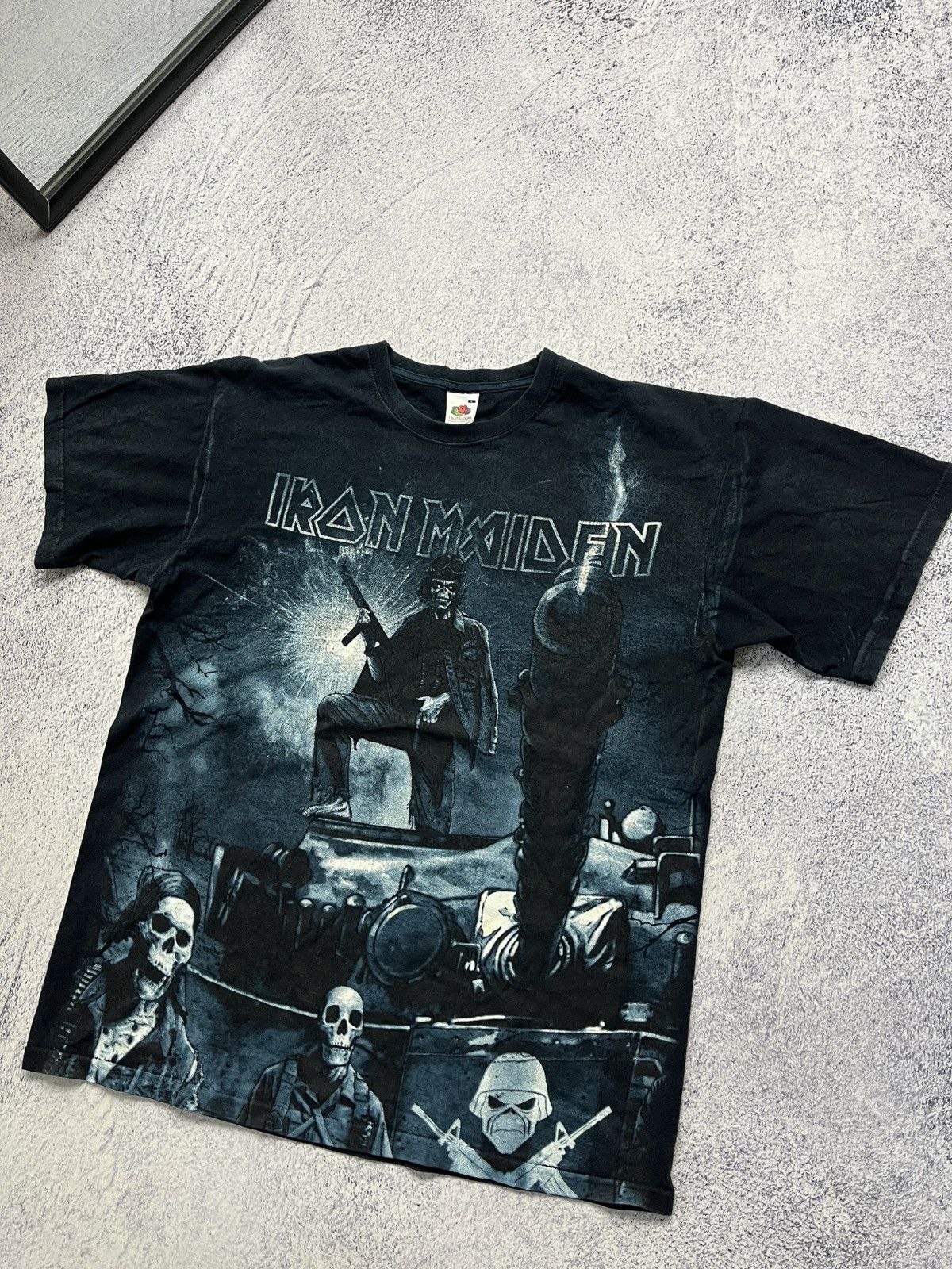 Band Tees Vintage Iron Maiden A Matter Of Life And Death T-Shirt Size US L / EU 52-54 / 3 - 3 Thumbnail