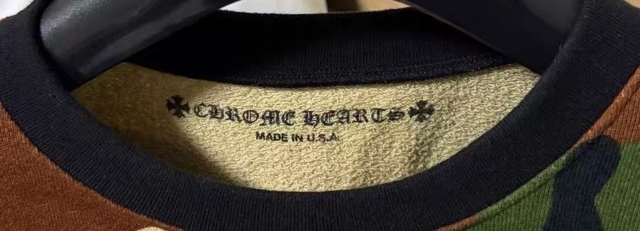 Chrome Hearts Matty Boy Camo Fleece Hooded Sweatshirt - Size L Size US L / EU 52-54 / 3 - 3 Thumbnail