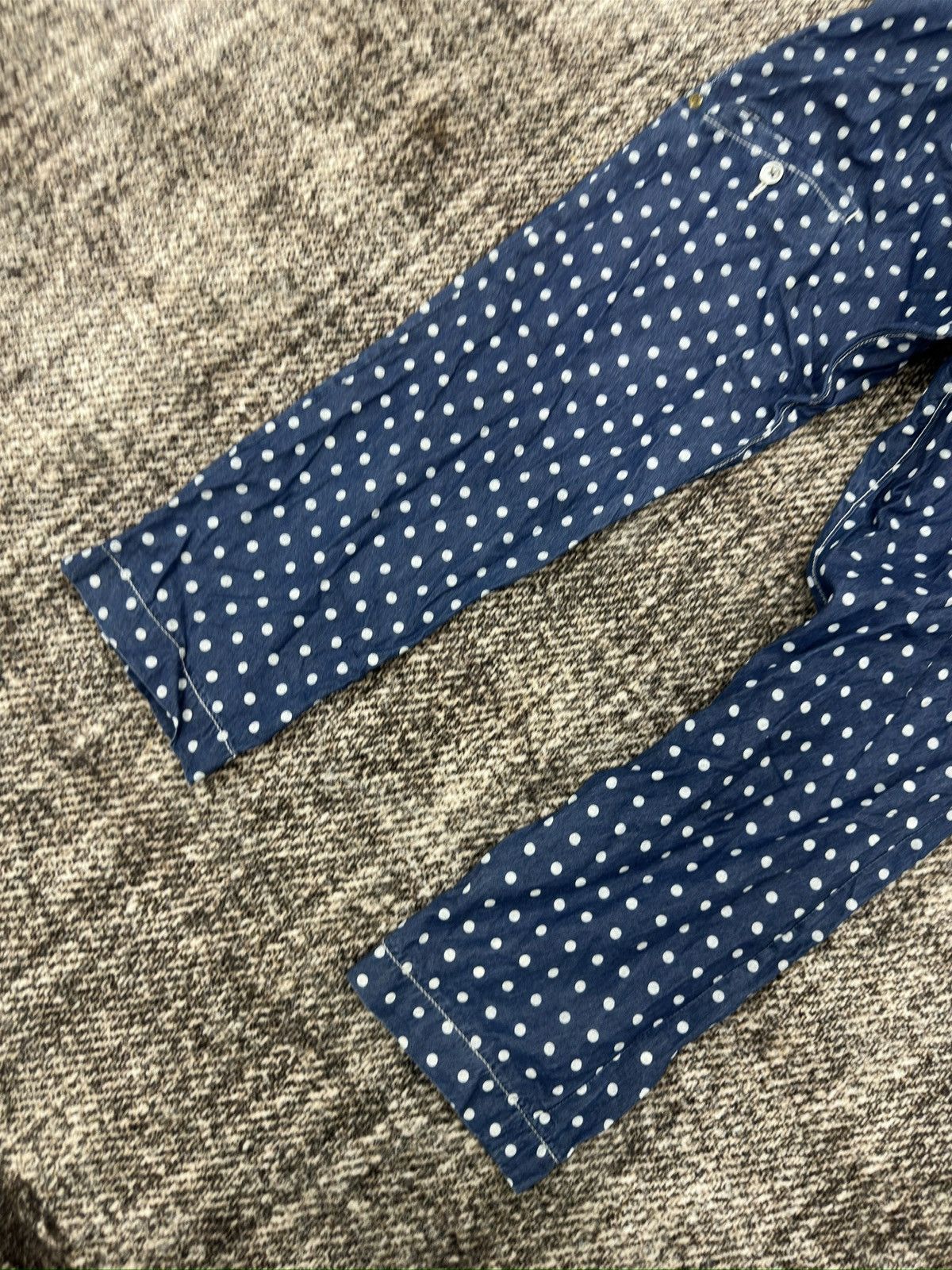 Issey Miyake × Japanese Brand × mercibeaucoup Jevous Enprie by Issey Miyake High Rise Polkadot Pants Size US 30 / EU 46 - 7 Thumbnail