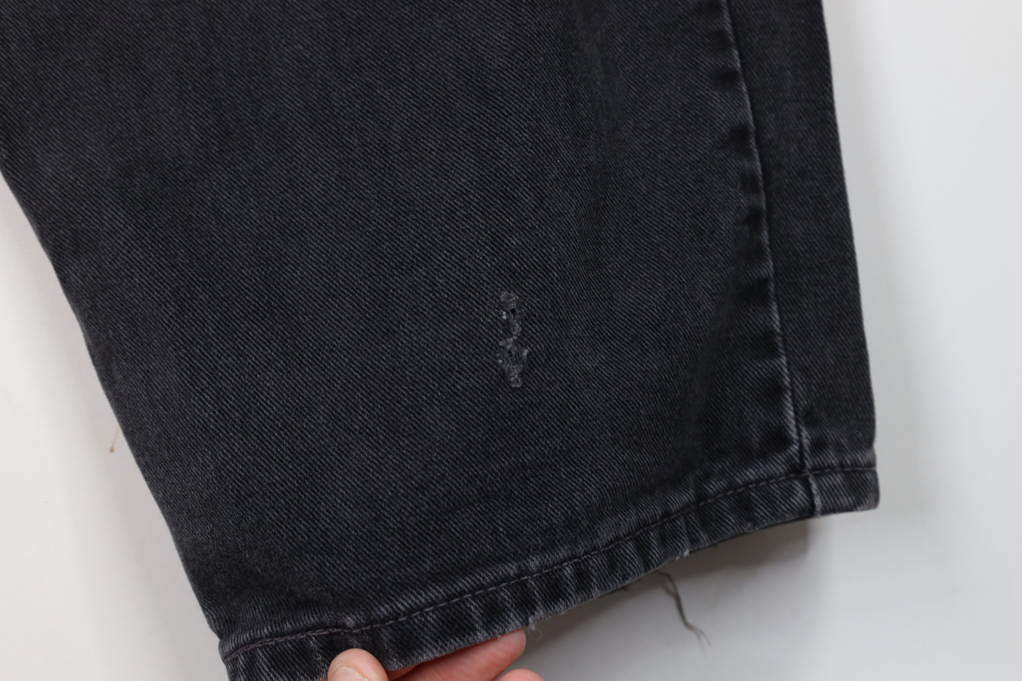 Levi's × Vintage Vintage Y2K 2000 Levis 550 Relaxed Fit Denim Jeans Black USA Size US 44 / EU 60 - 6 Thumbnail