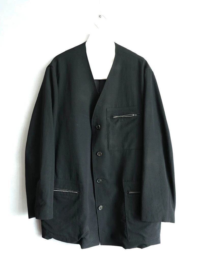 Yohji Yamamoto Yohji Yamamoto Yohji Yamamoto Wool Zip Jacket for Men Size US S / EU 44-46 / 1 - 1 Thumbnail