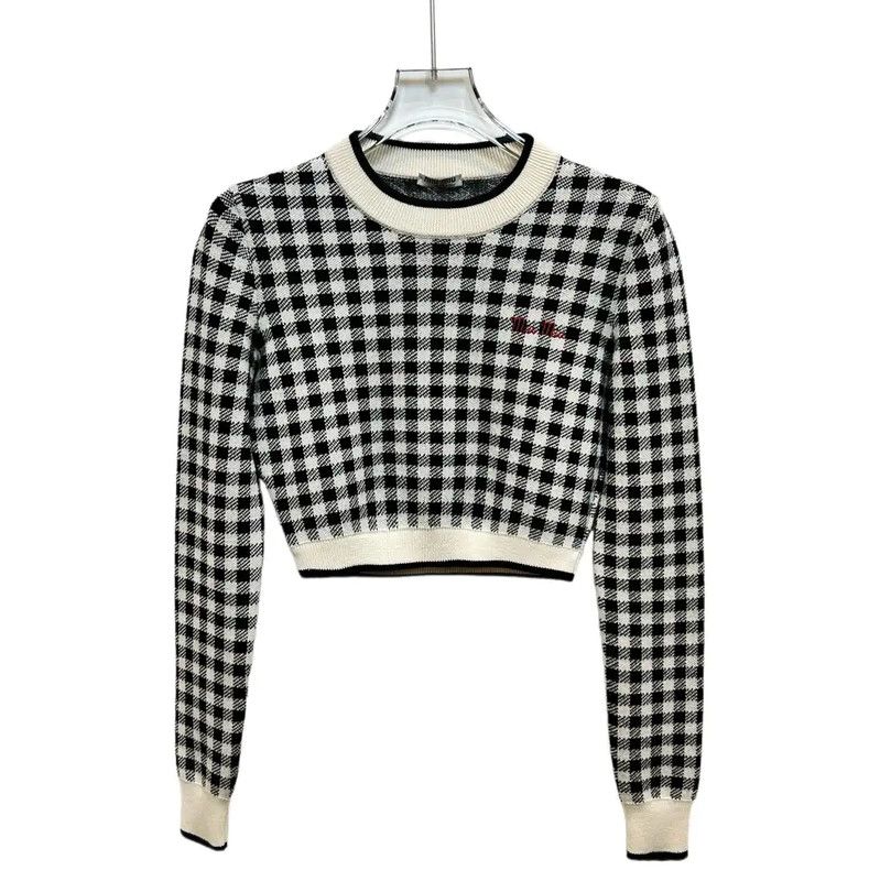 Miu Miu Miu Miu Color-Blocked Cotton Blend Sweatshirt 0089 Size L / US 10 / IT 46 - 1 Thumbnail