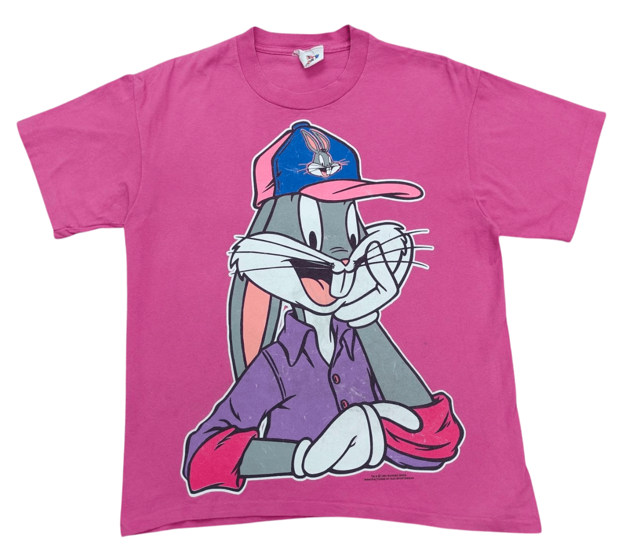 Warner Bros 1994 Vintage Warner Bros Looney Tunes Big Print T Size US M / EU 48-50 / 2 - 1 Thumbnail
