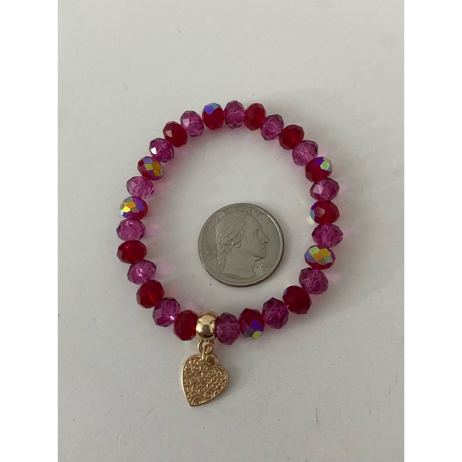 Vintage heart charm bracelet Size ONE SIZE - 3 Thumbnail