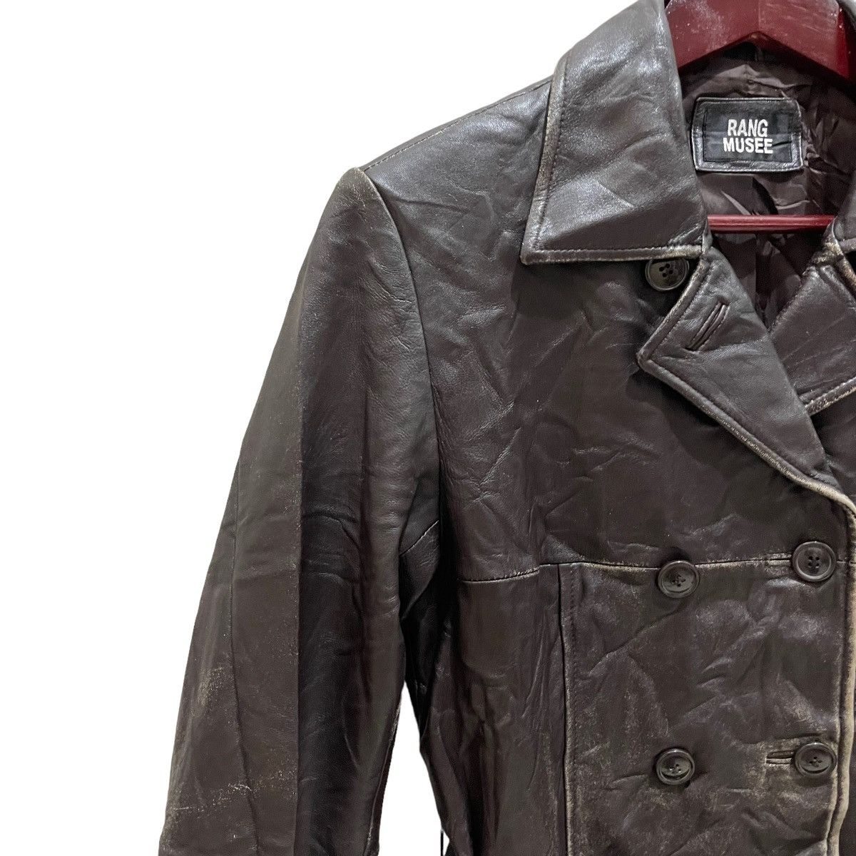 Genuine Leather × Vintage Vintage Rang Musee Genuine Leather Button Jacket Size S / US 4 / IT 40 - 4 Thumbnail